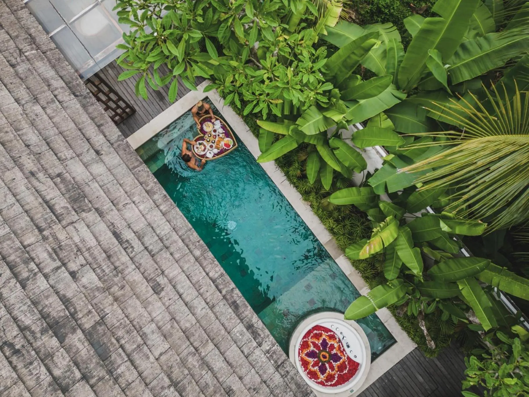 Swimming pool in Asvara Villa Ubud by Ini Vie Hospitality