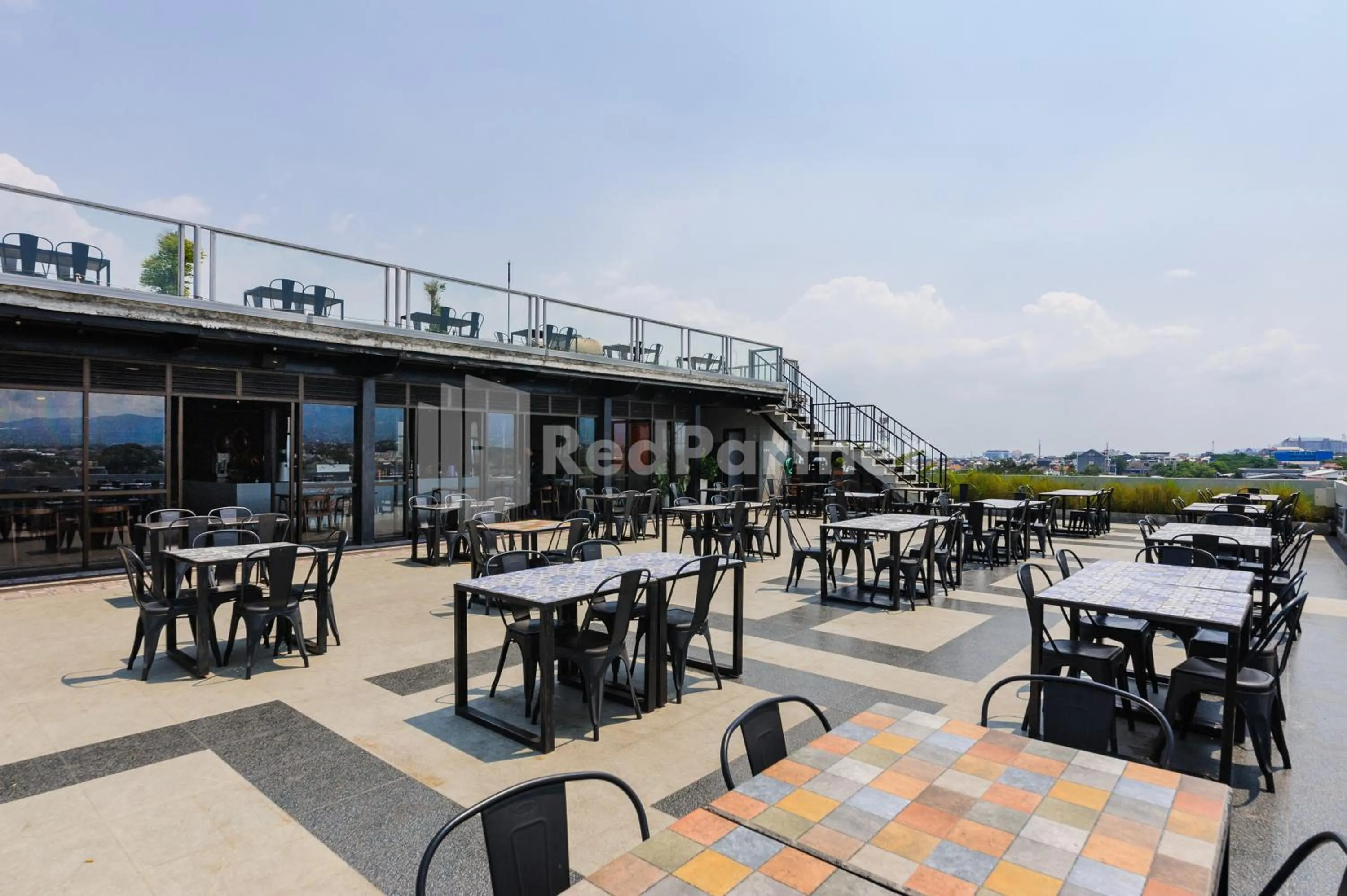 Seating area in SM Guest House Malang