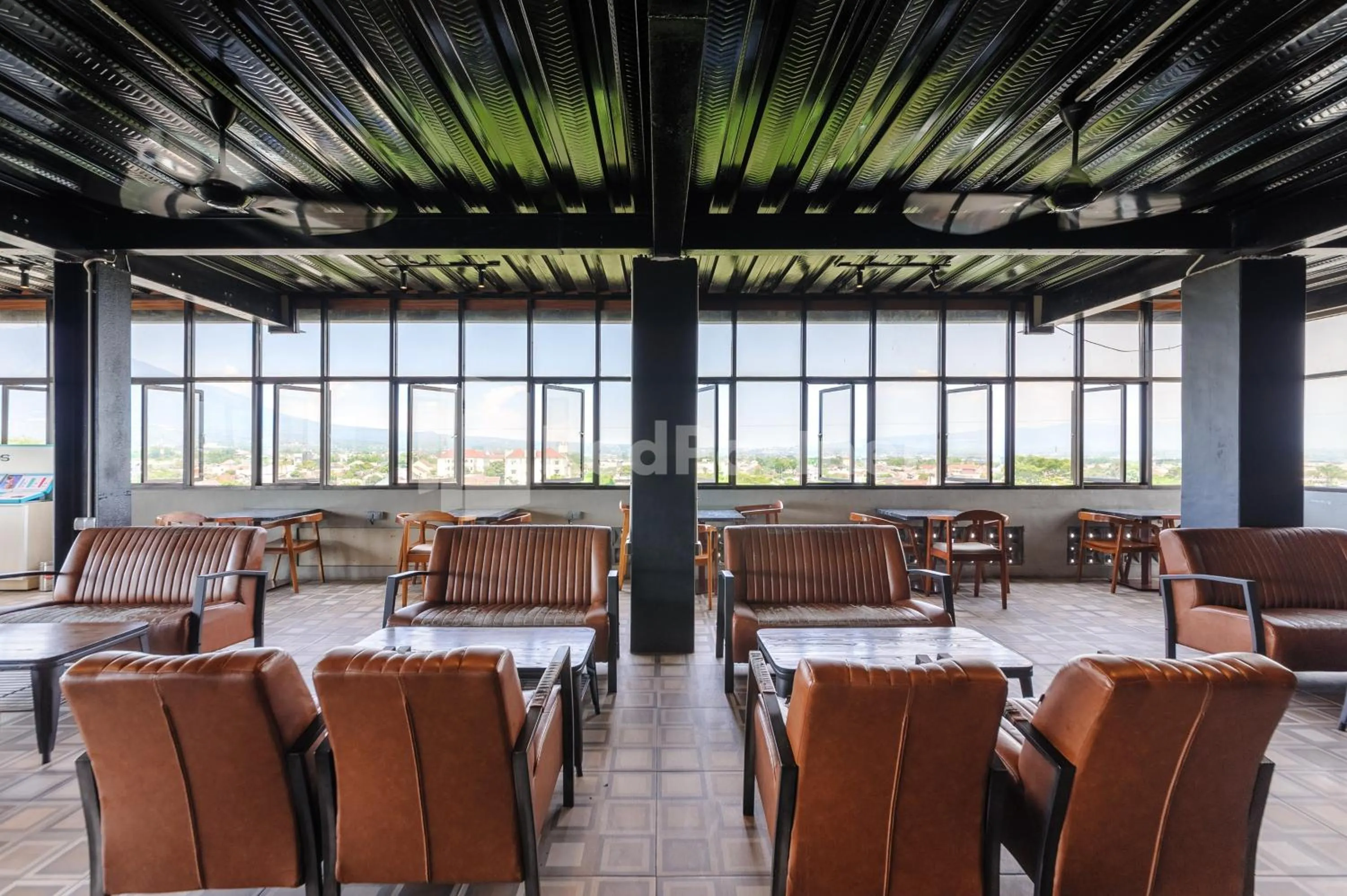 Seating area in SM Guest House Malang