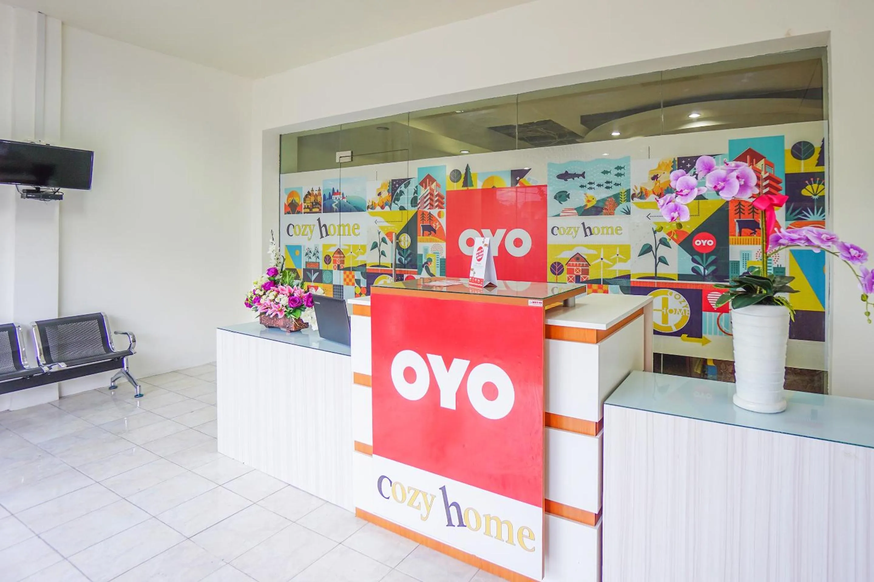 Lobby or reception in Super OYO 1838 COZY Home