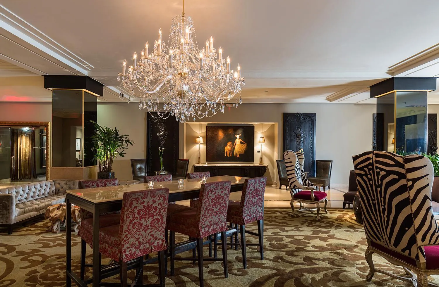 Lobby or reception in Hotel Zaza Houston Museum District