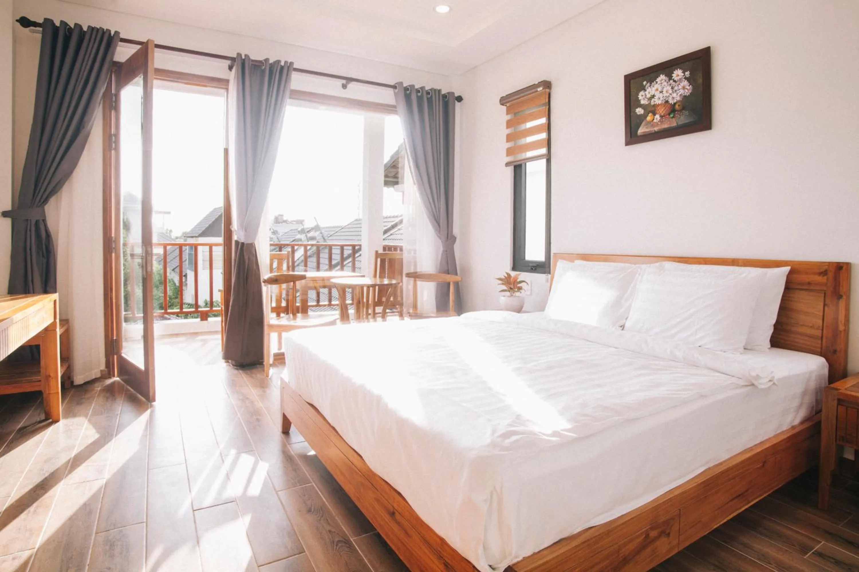 Bed in La Nube Residence