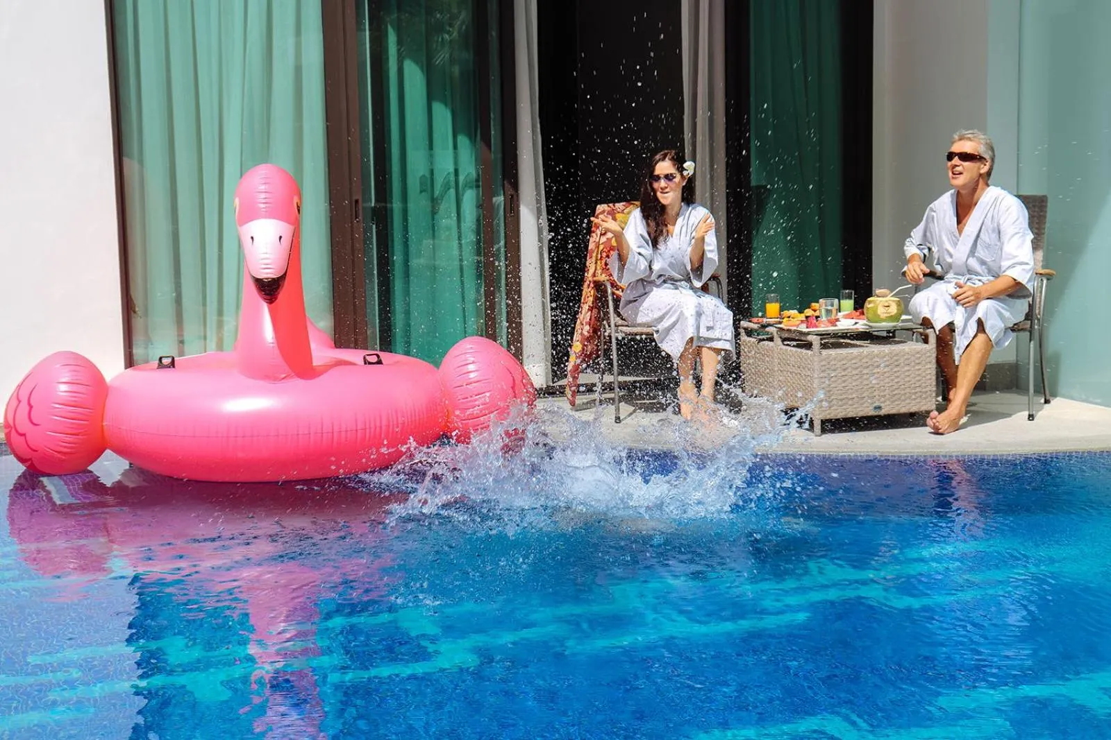 Pool view in Lets Phuket Twin Sands Resort & Spa