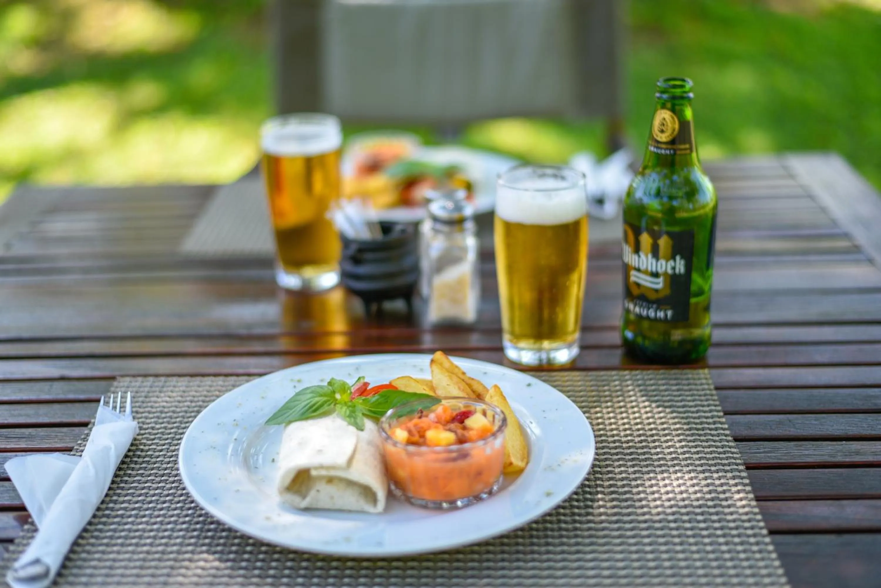 Lunch in Mziki Safari Lodge