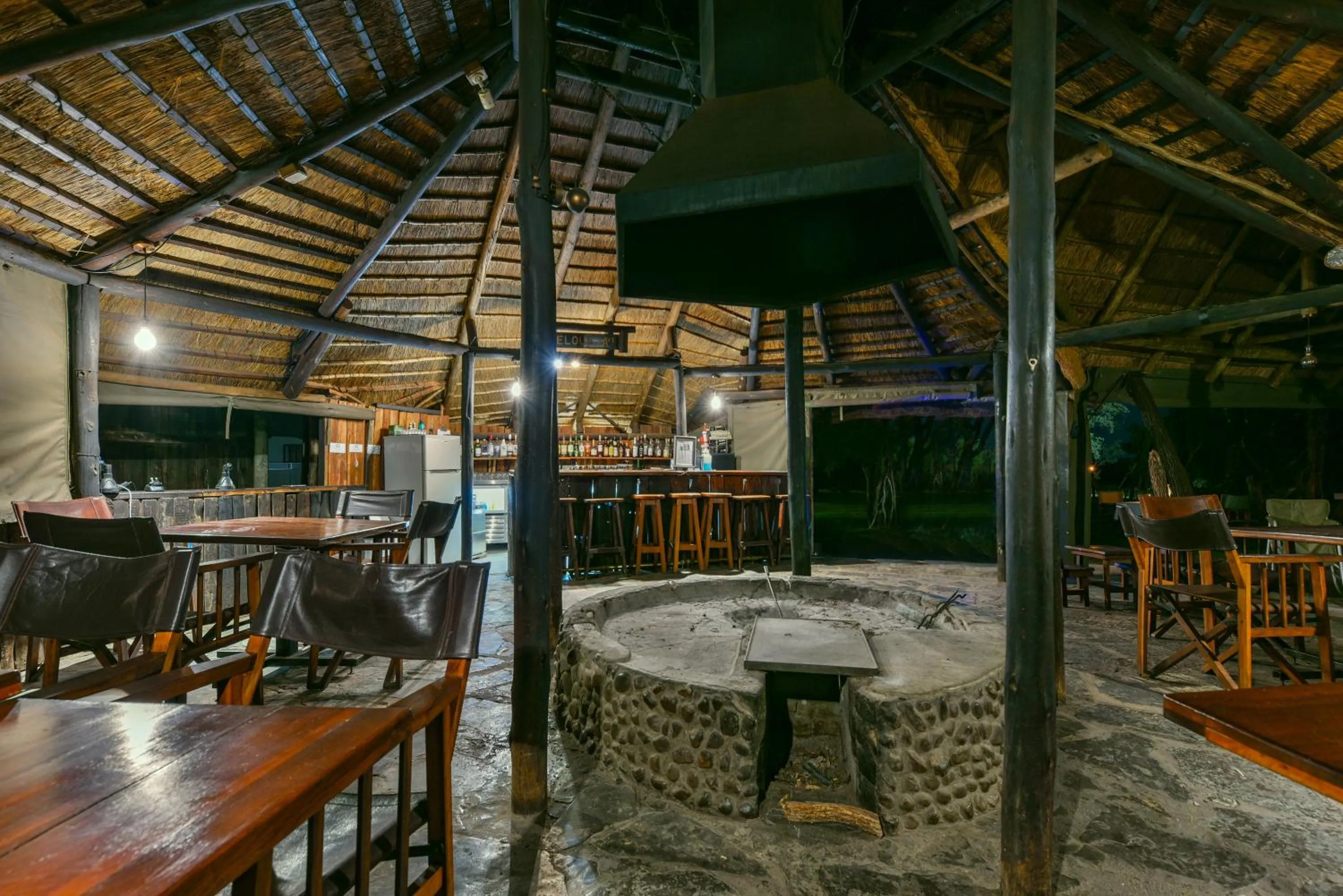 Lounge or bar in Mziki Safari Lodge