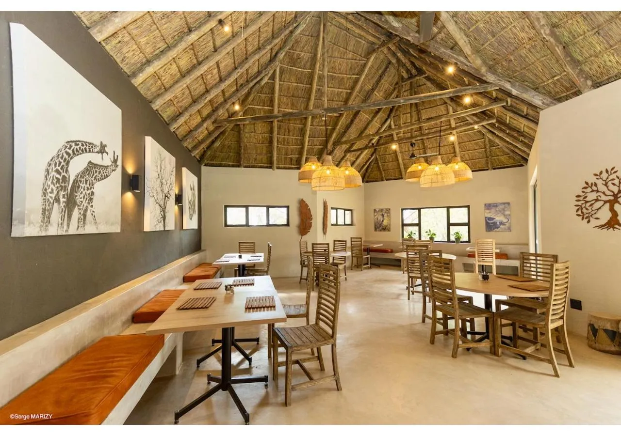 Dining area in Mziki Safari Lodge