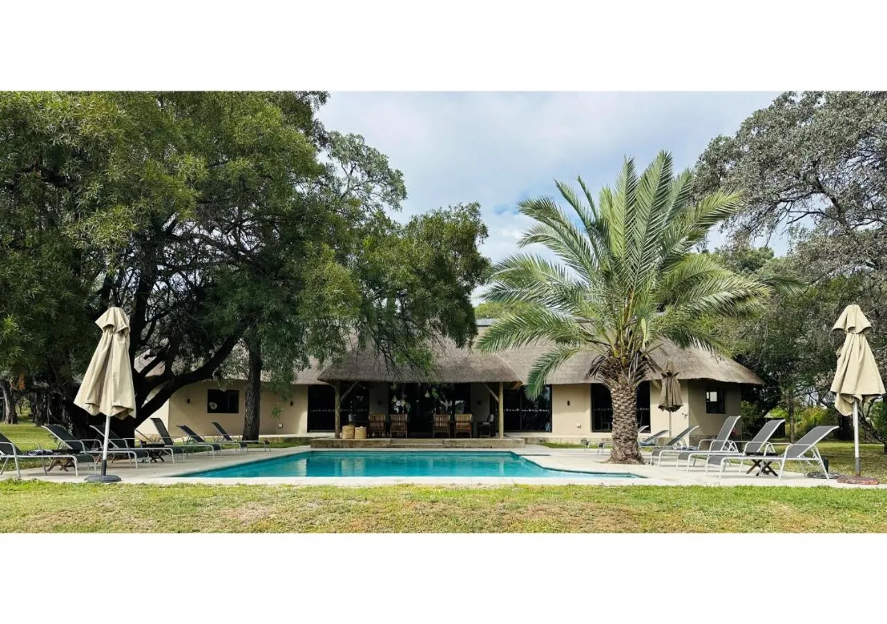 Pool view in Mziki Safari Lodge
