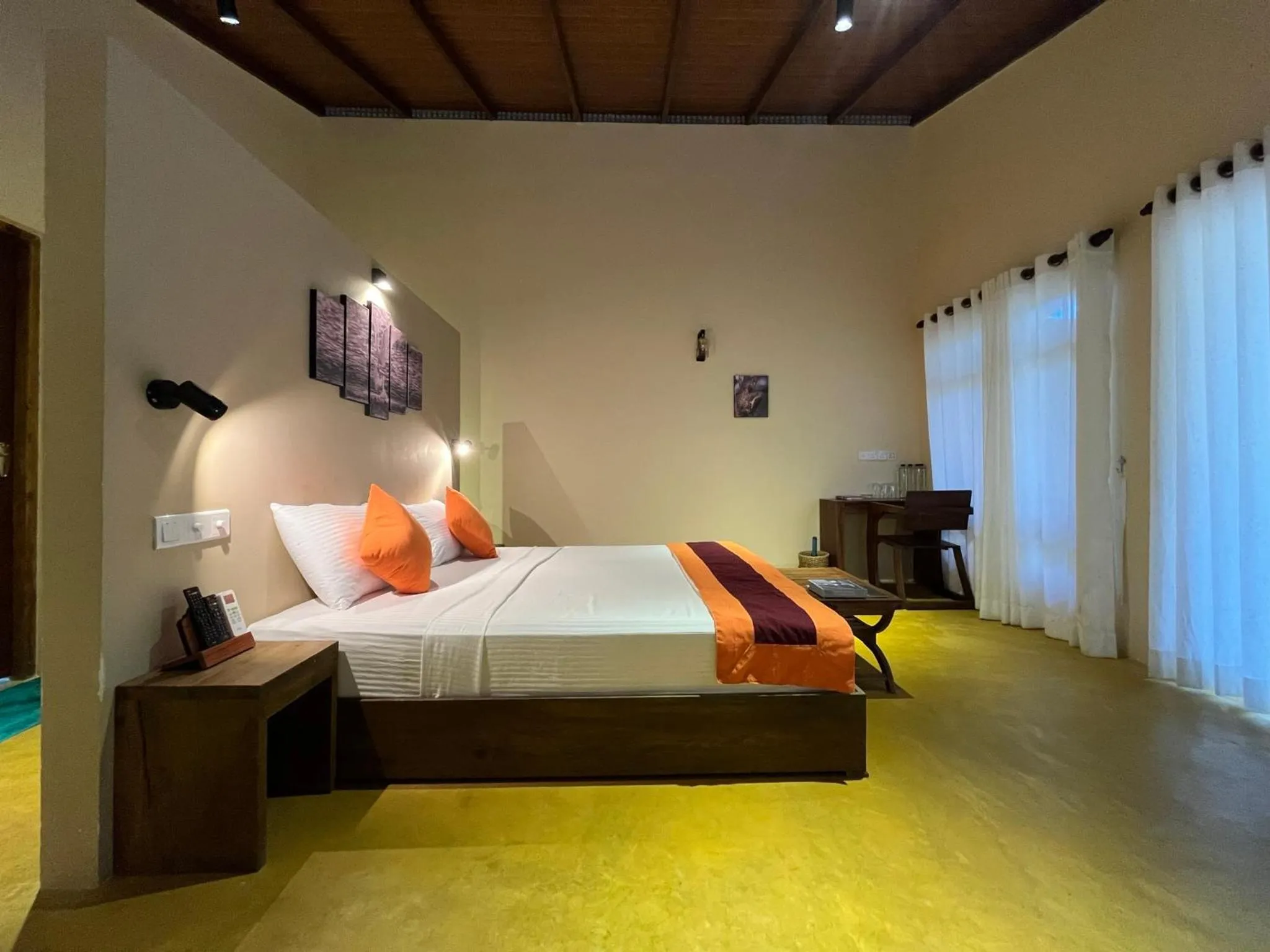 Bedroom, Bed in Cloud Nine Lanka Resort Wilpattu