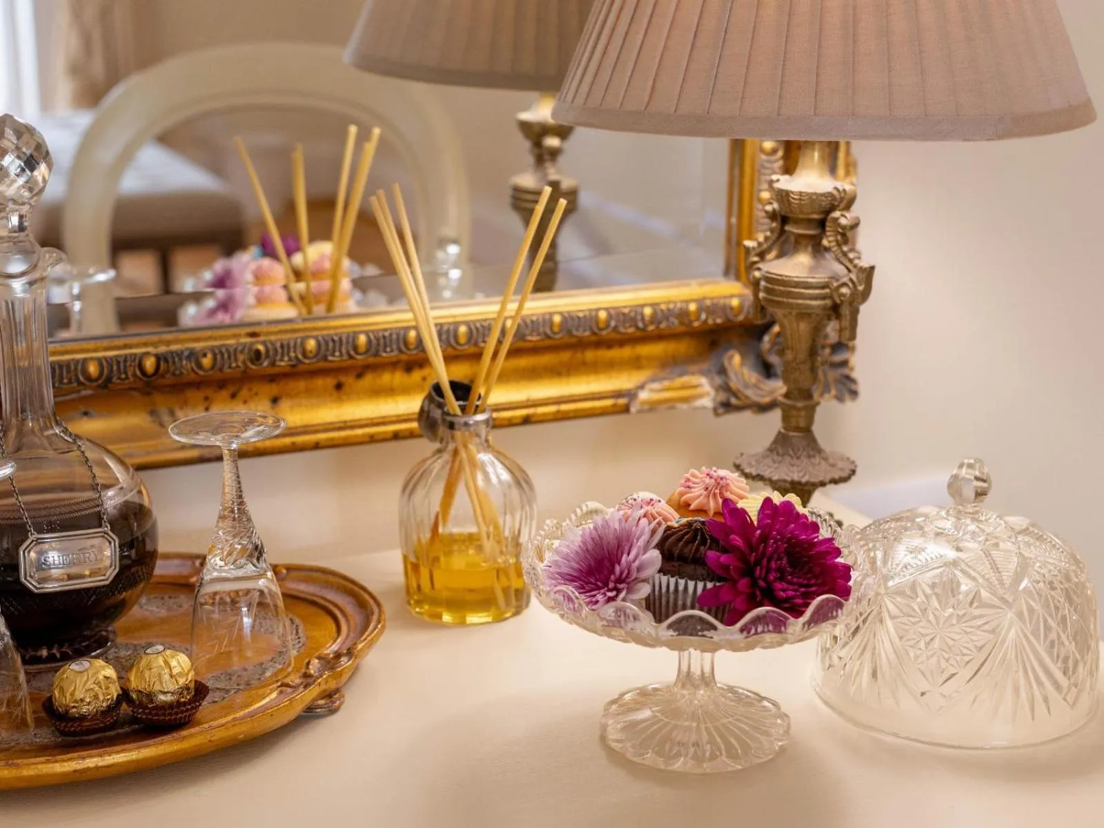 Decorative detail in Villa Puccini