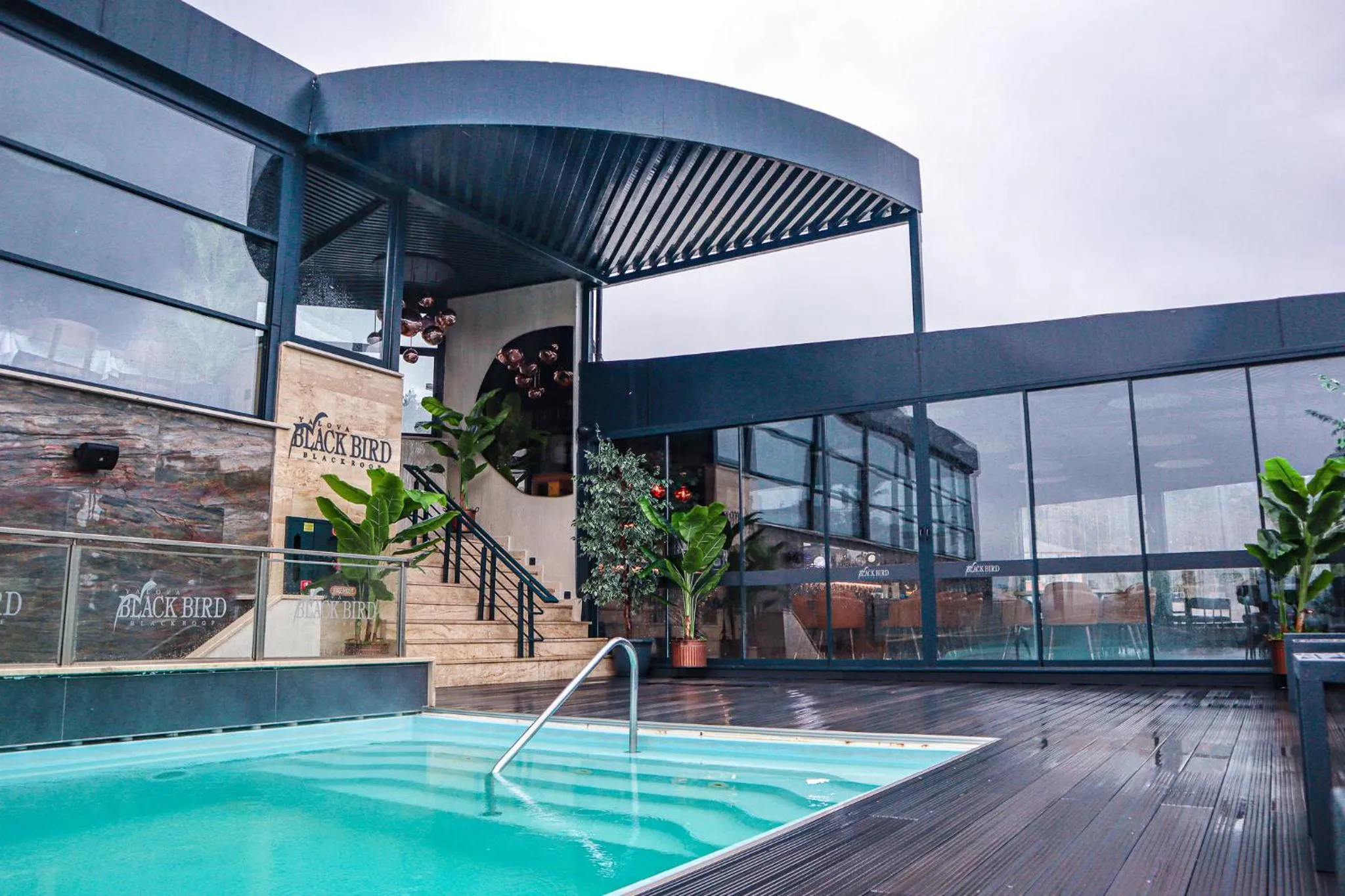 Swimming pool in Black Bird Thermal Hotel & SPA