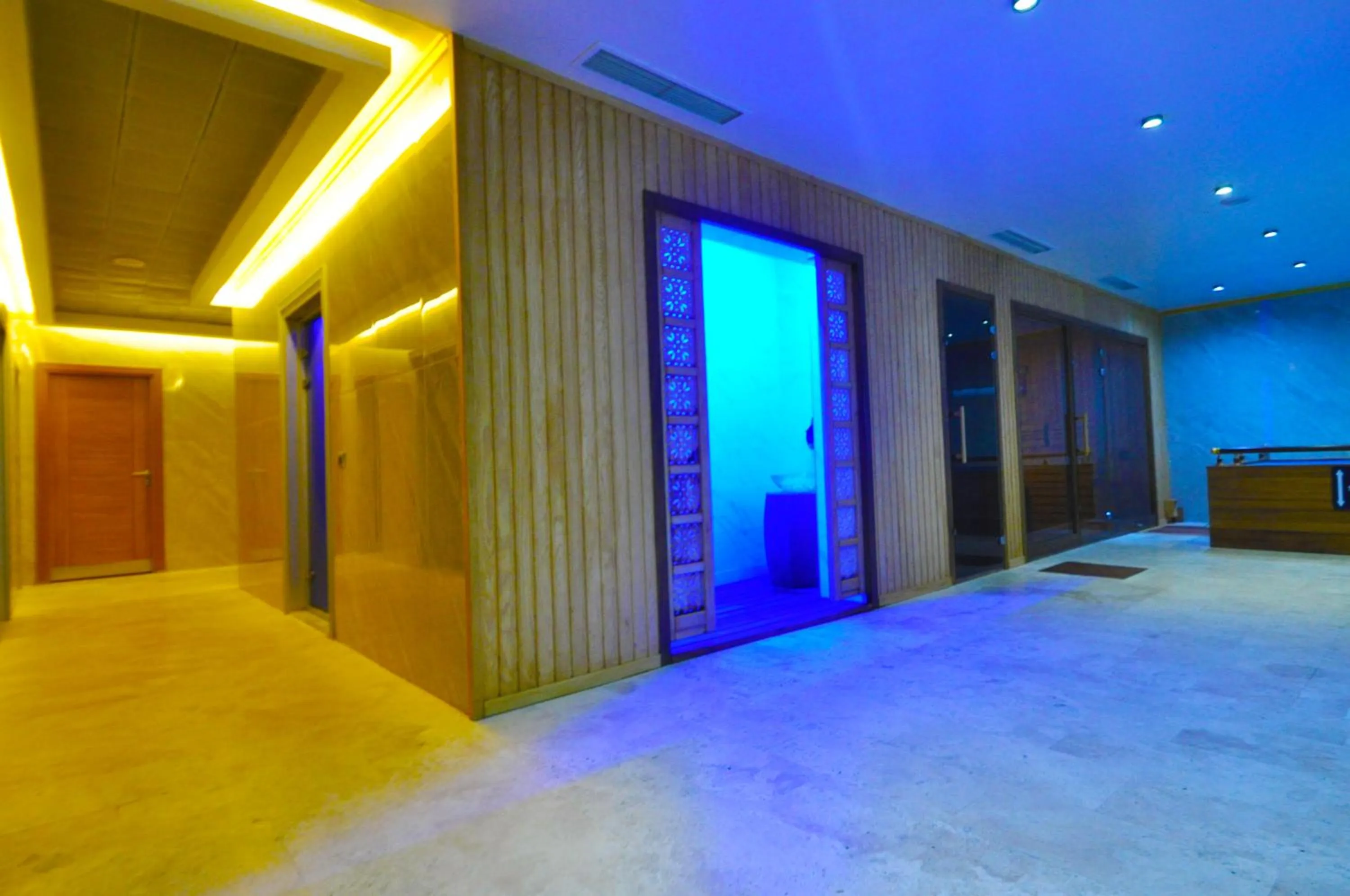 Sauna in Black Bird Thermal Hotel & SPA