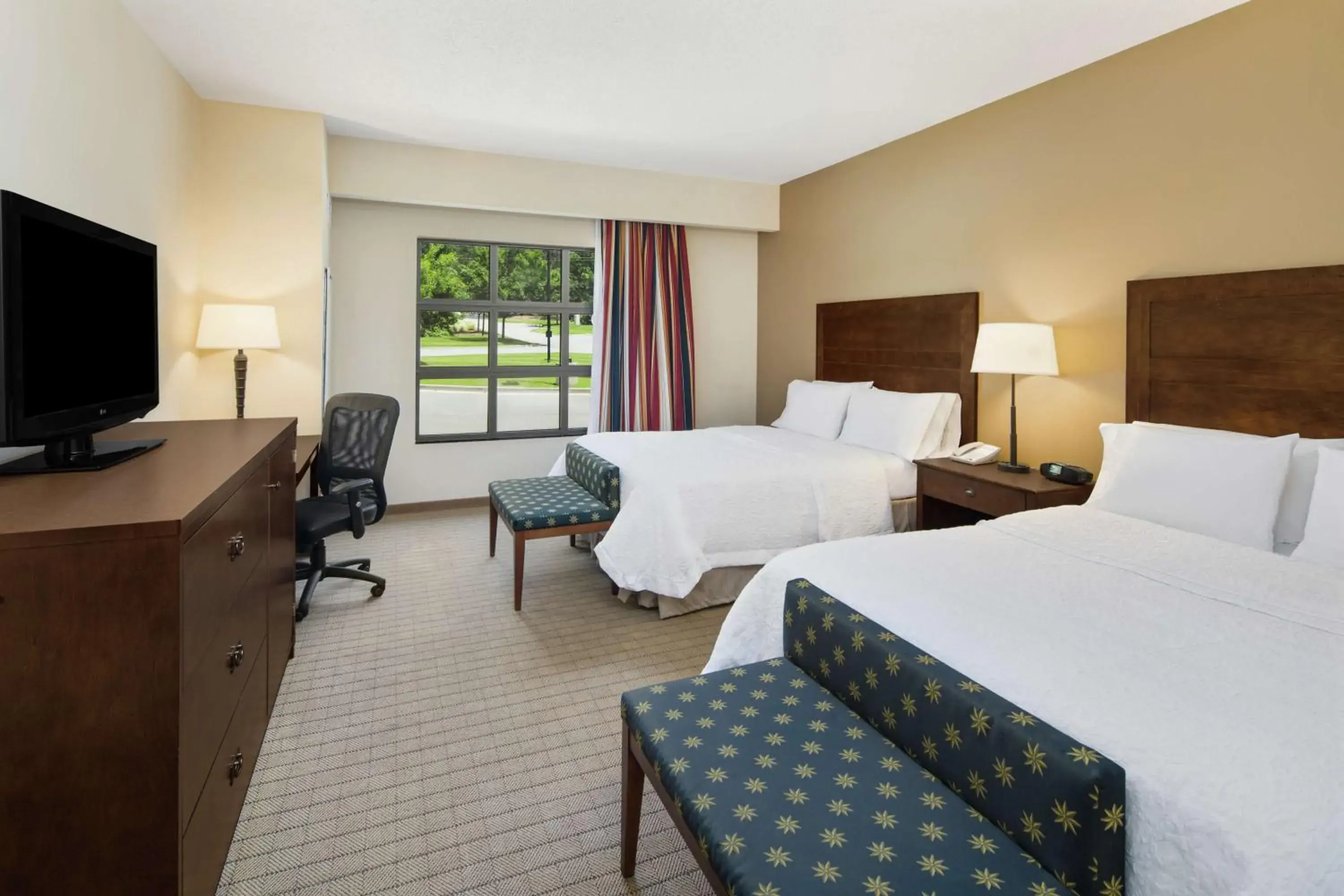 Queen Room with Two Queen Beds - Mobility and Hearing Access/Non-Smoking in Hampton Inn Columbus/South-Fort Benning Queen Room with Two Queen Beds - Mobility and Hearing Access/Non-Smoking in Hampton Inn Columbus/South-Fort Benning