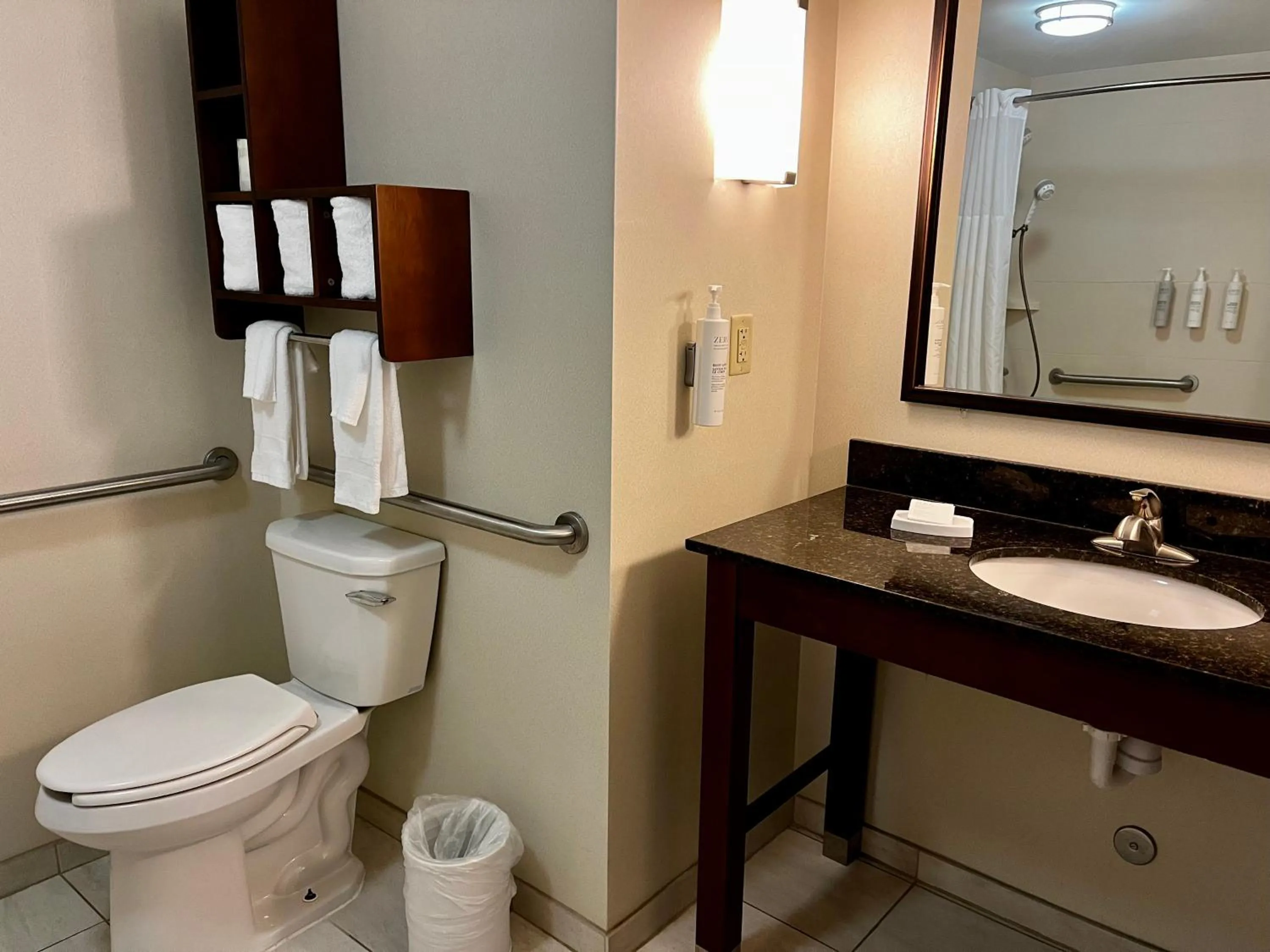 Toilet in Hampton Inn Columbus/South-Fort Benning