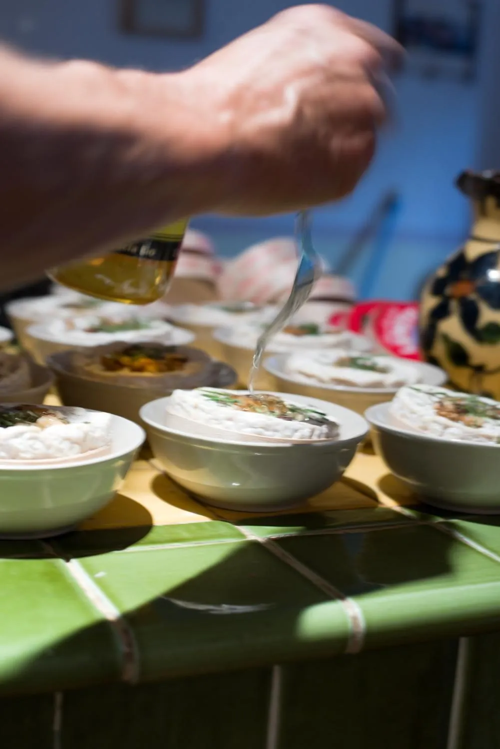 Food and drinks in Auberge de la Fontaine