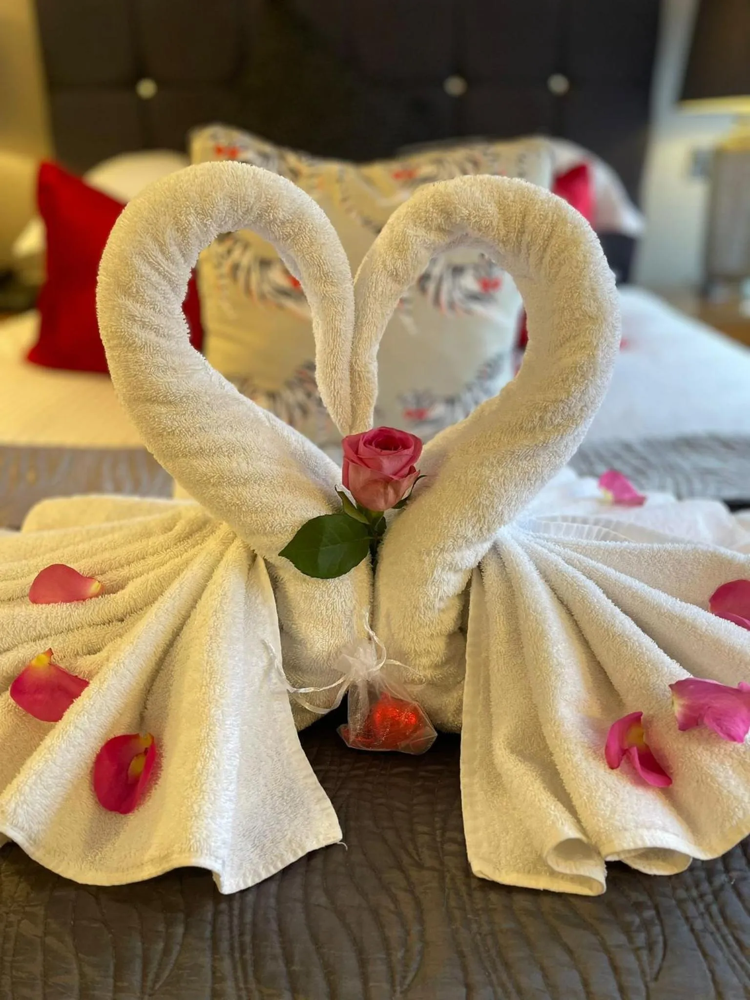 Bed in Windermere Boutique Hotel Spa Suites & Hot Tubs