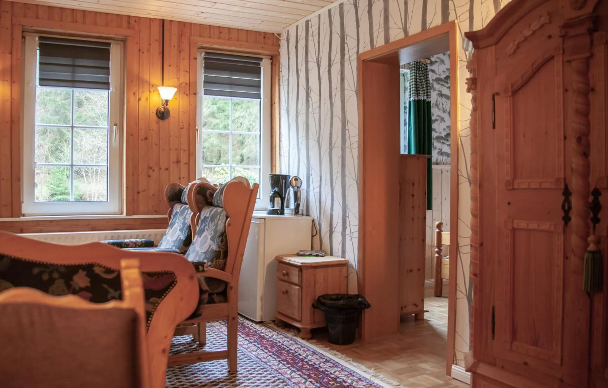 Living room in Waldhaus Wolfsbachmühle