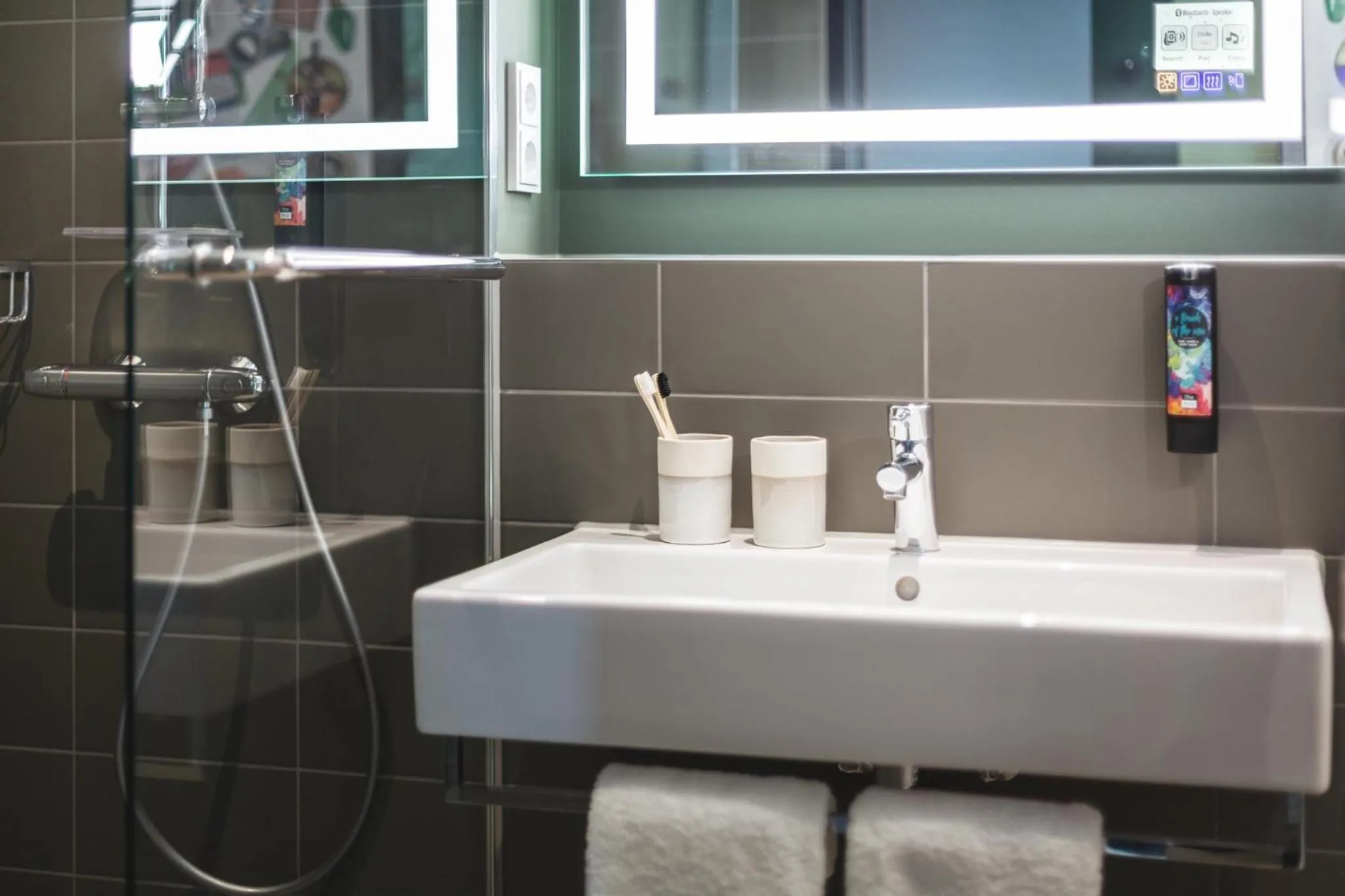 Bathroom in Holiday Inn - the niu, Dwarf Berlin Schöneberg by IHG