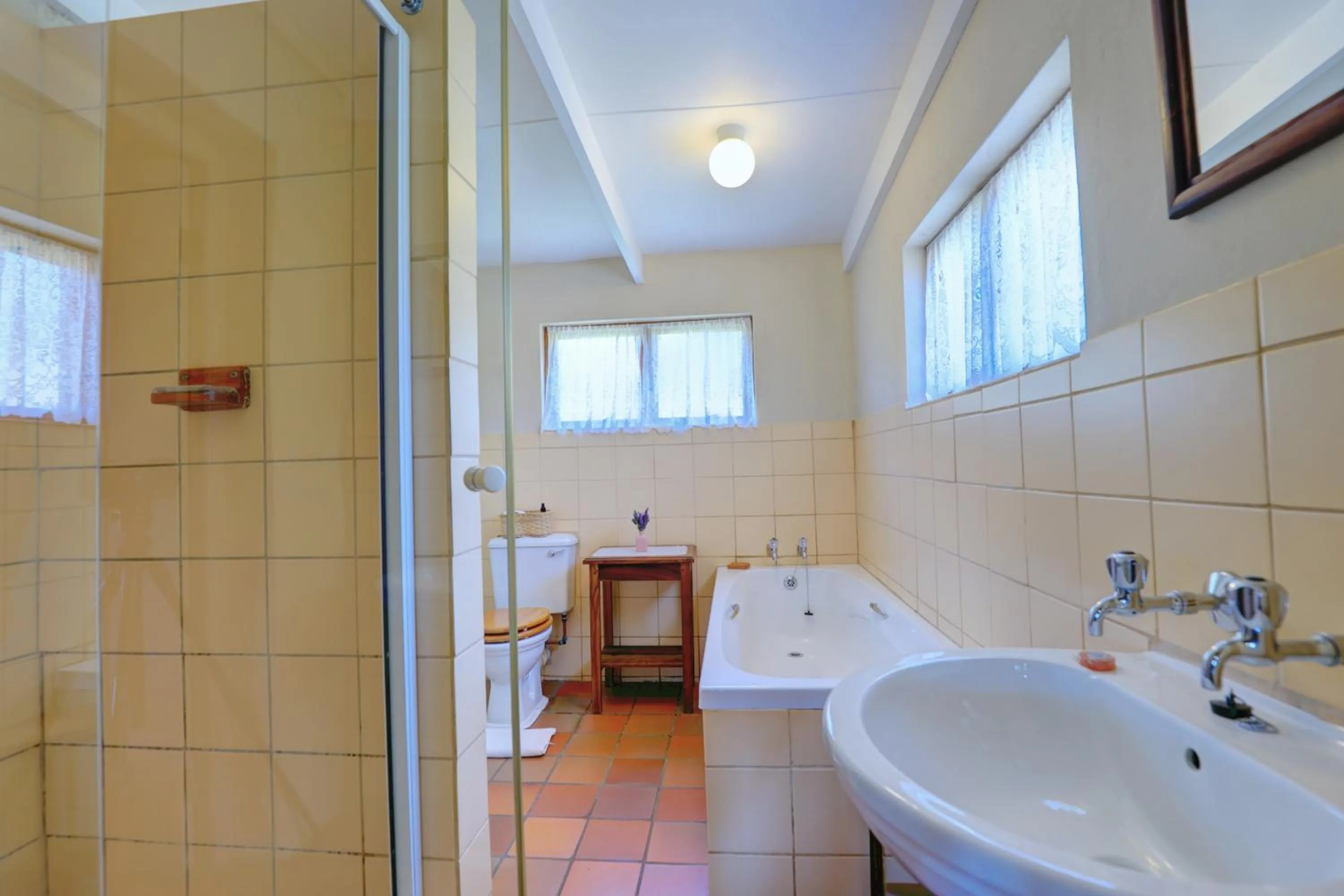 Bathroom in Over The Mountain Guest Farm