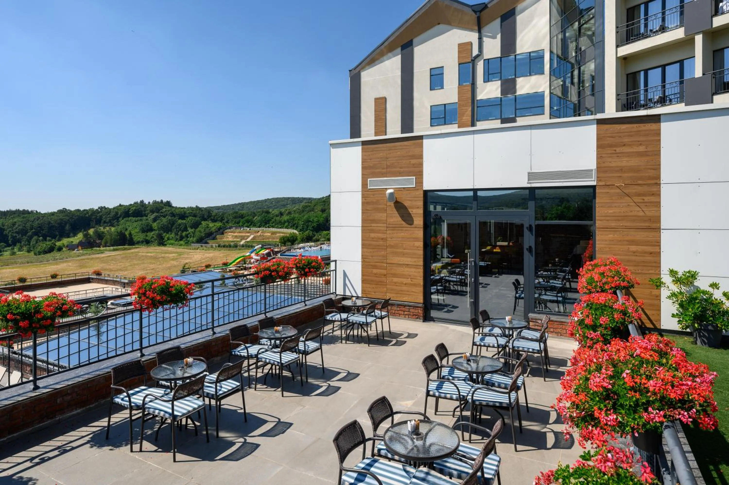 Balcony/Terrace in Movenpick Resort and Spa Fruske Terme