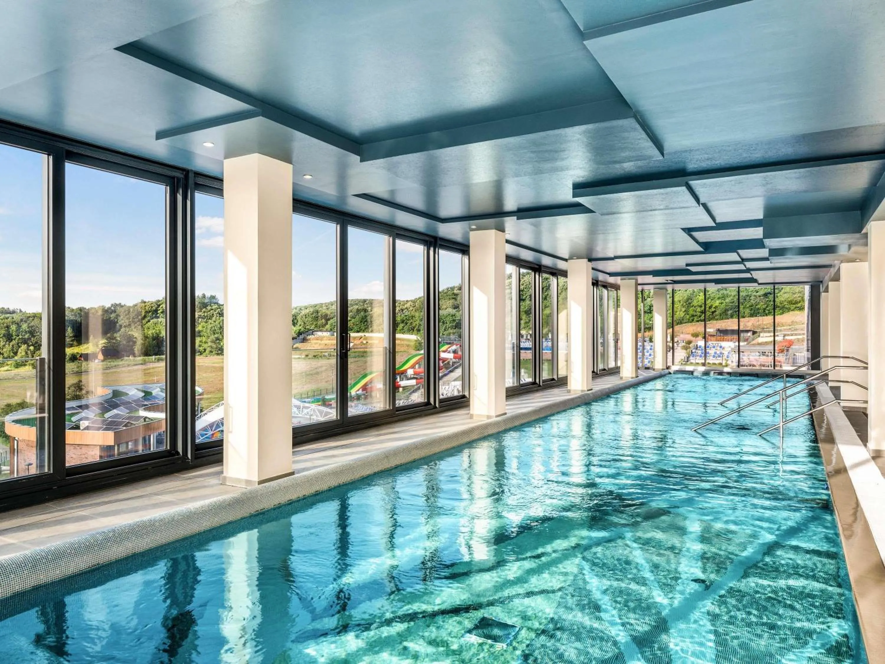 Pool view in Movenpick Resort and Spa Fruske Terme