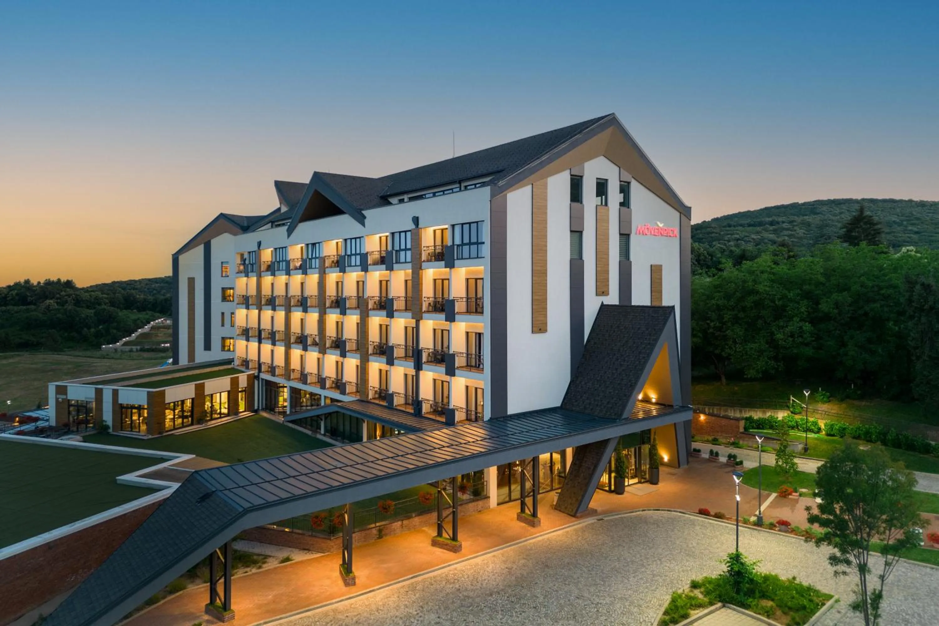 Property building in Movenpick Resort and Spa Fruske Terme