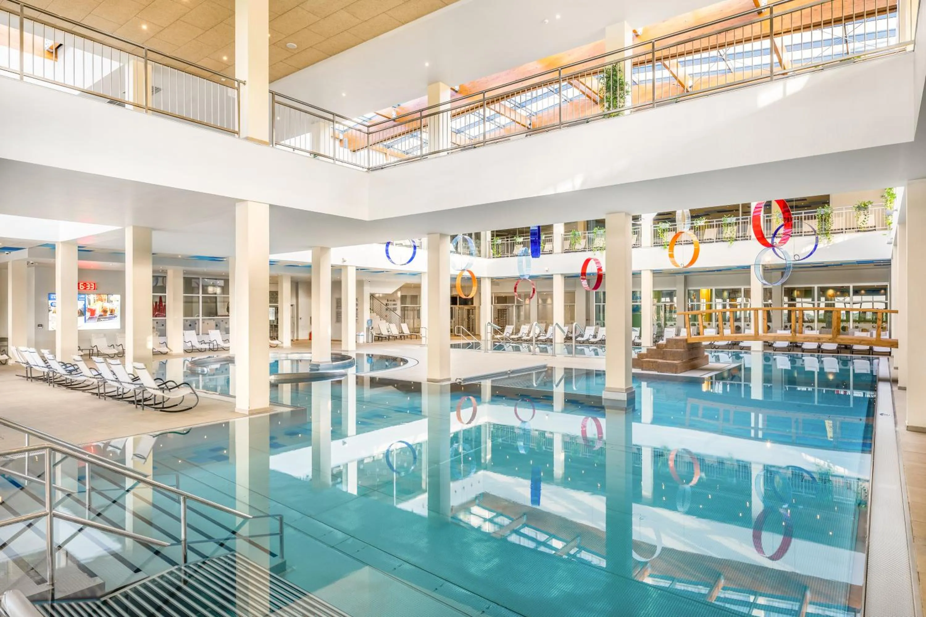 Pool view in Movenpick Resort and Spa Fruske Terme