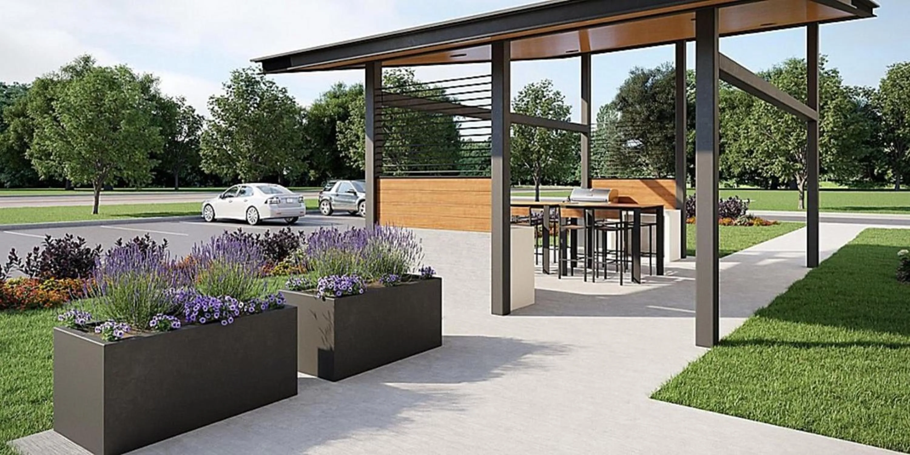 Patio in Candlewood Suites - Corpus Christi - Portland by IHG