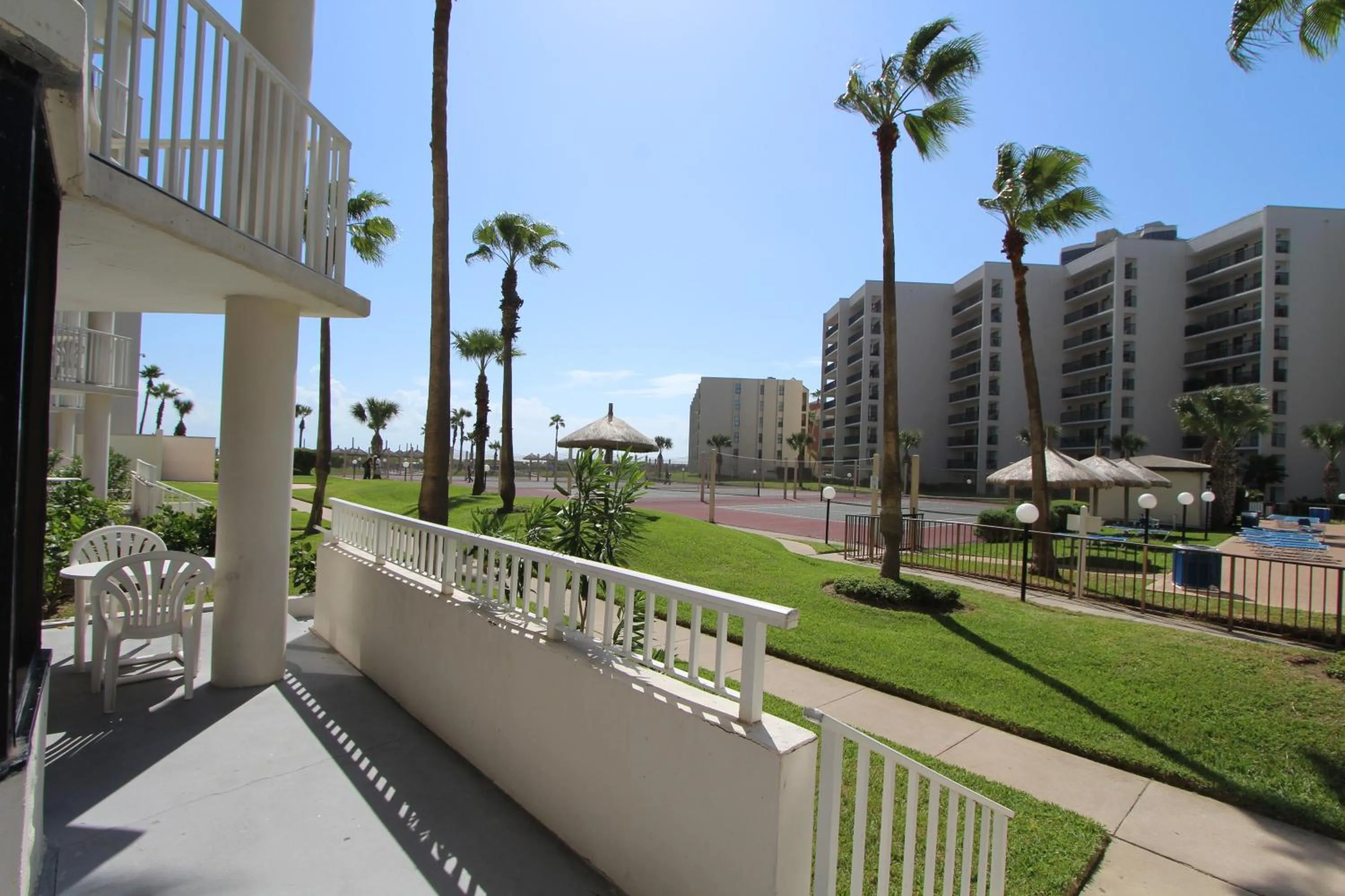 Garden view in Royale Beach and Tennis Club