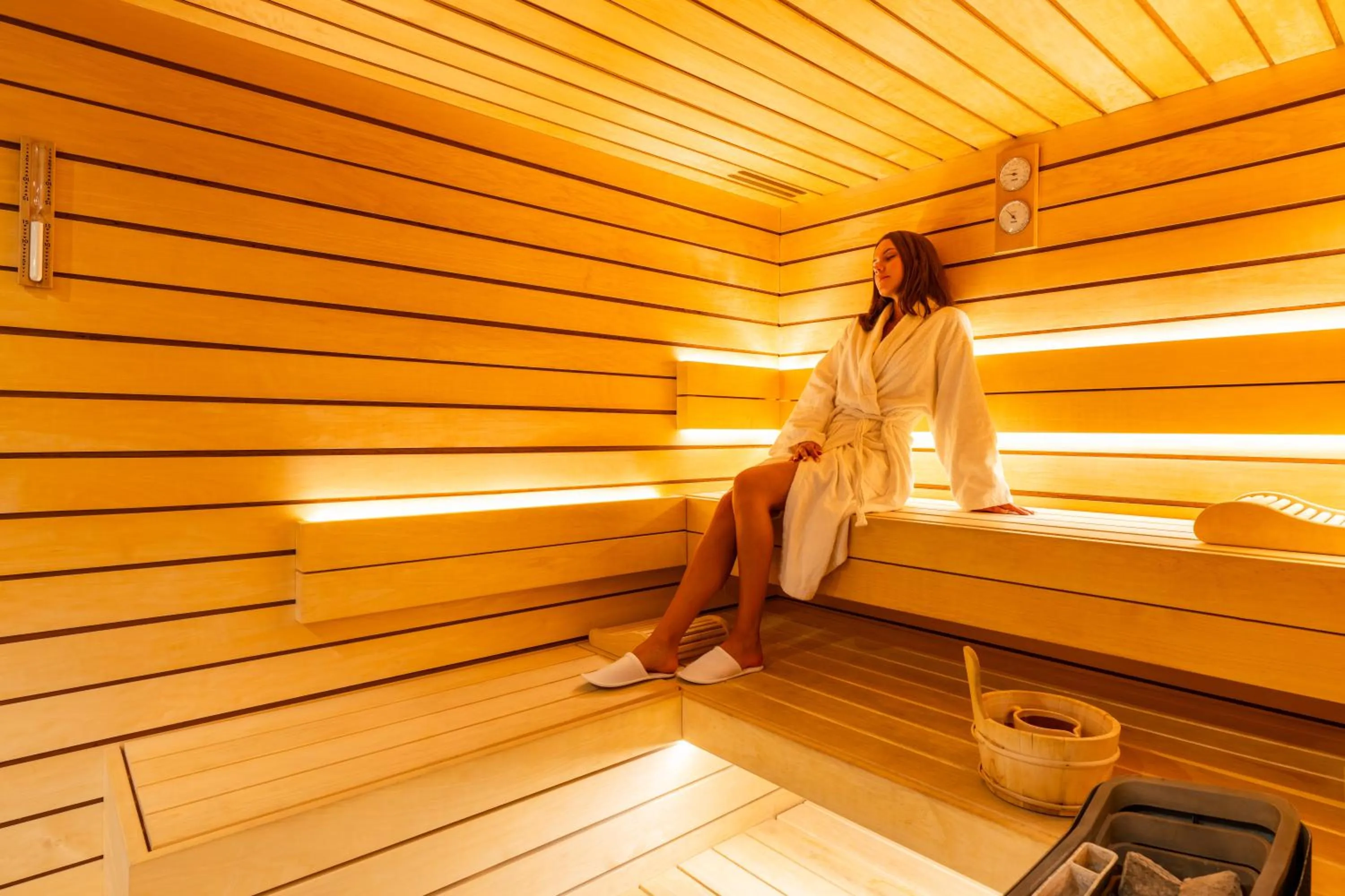 Sauna in Quinzerie hôtel
