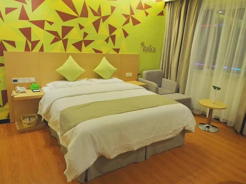 Bed in Vatica Xuzhou Suining Bus Station Building Materials City Hotel