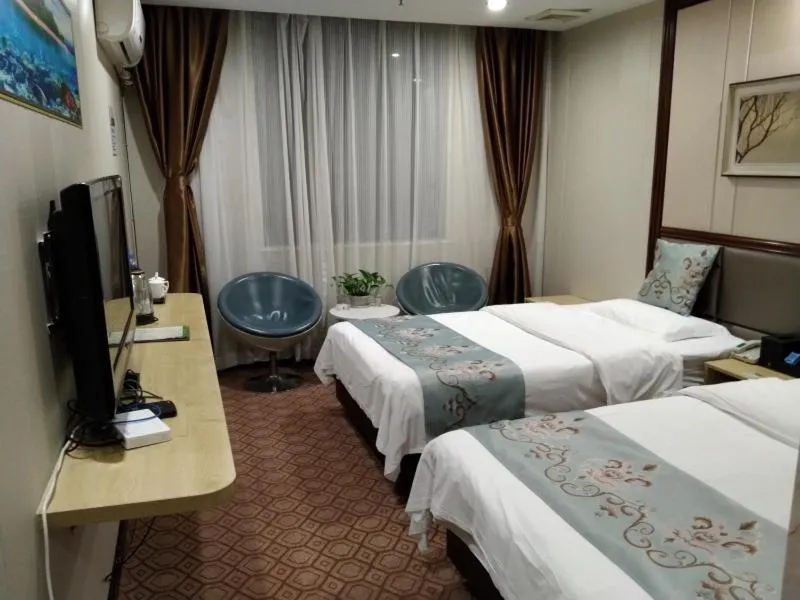 Bed in GreenTree Alliance Xinyang Pingqiao District Nanjing Road Dongyang Hotel