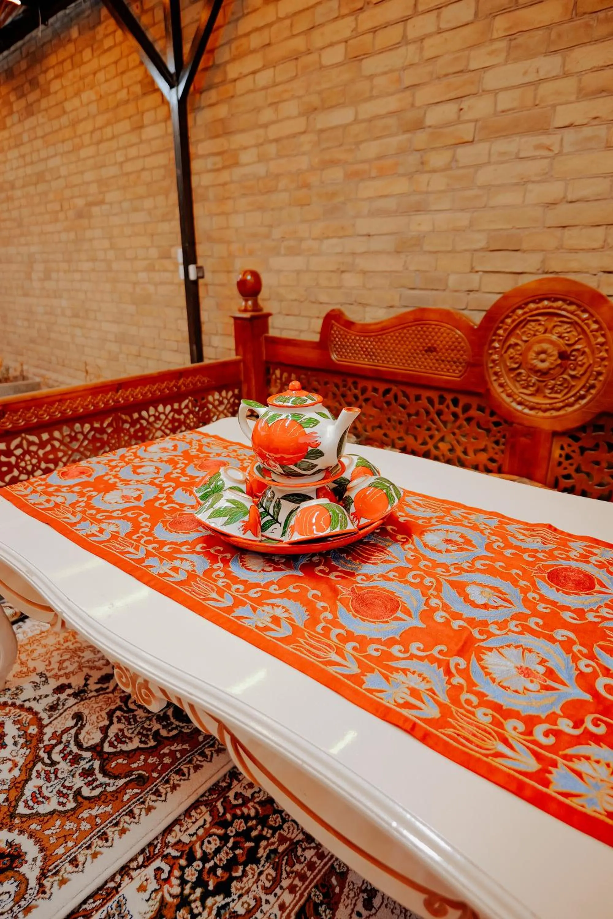 Food and drinks in Imperial Palace Bukhara