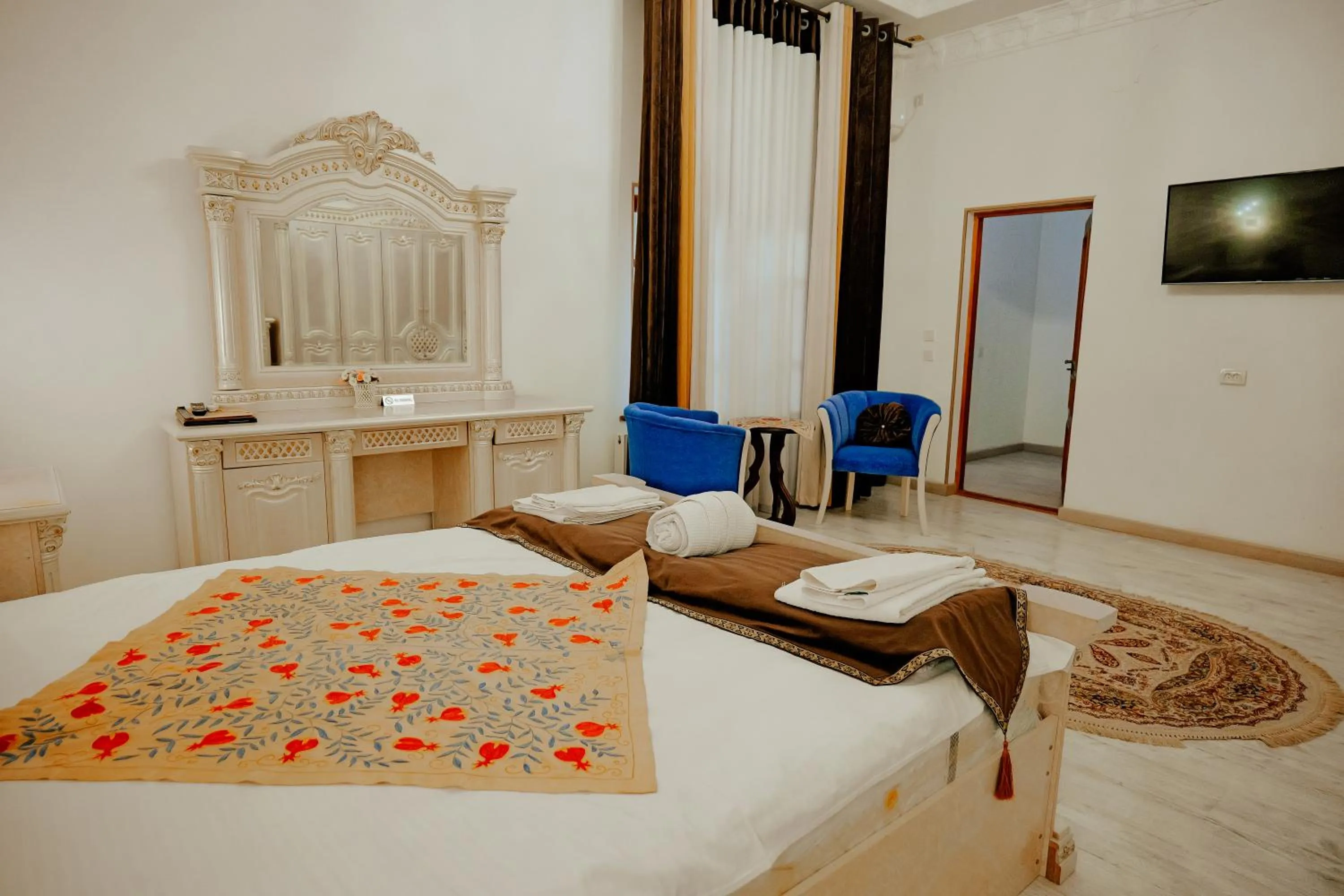 Bed in Imperial Palace Bukhara