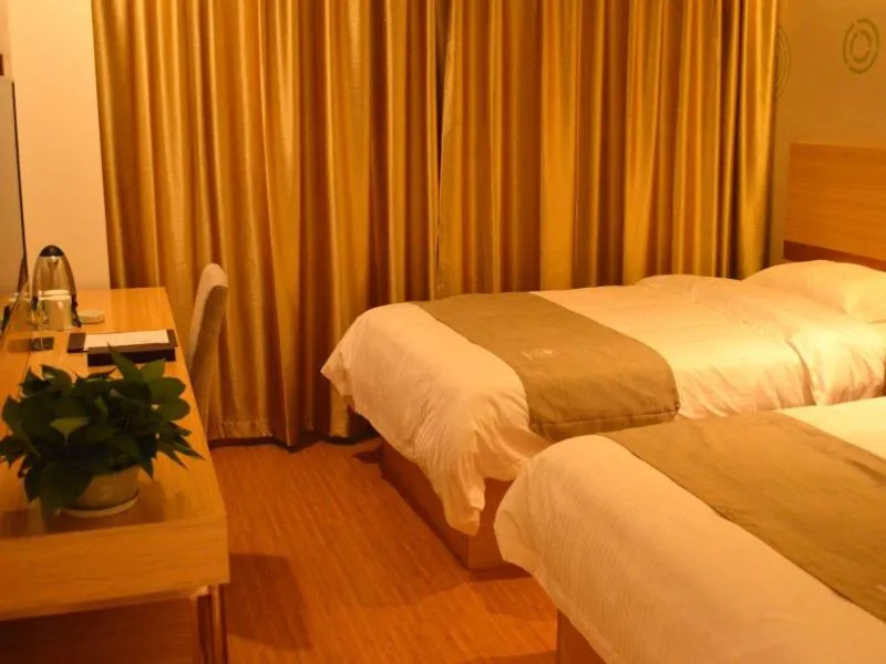 Bed in GreenTree Inn Taizhou Gaogang District Yonganzhou Town Yong'an North Road Express Hotel