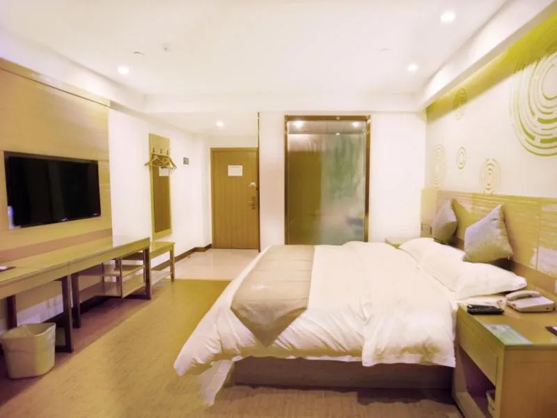 Bed in GreenTree Inn Anhui Suzhou city Si District Bianhe Avenue Business Hotel