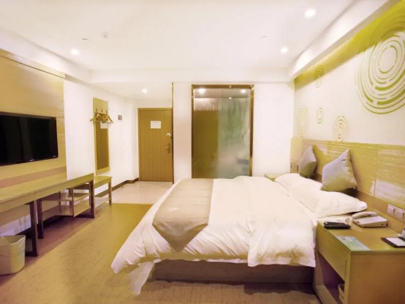 Bed in GreenTree Inn Anhui Suzhou city Si District Bianhe Avenue Business Hotel