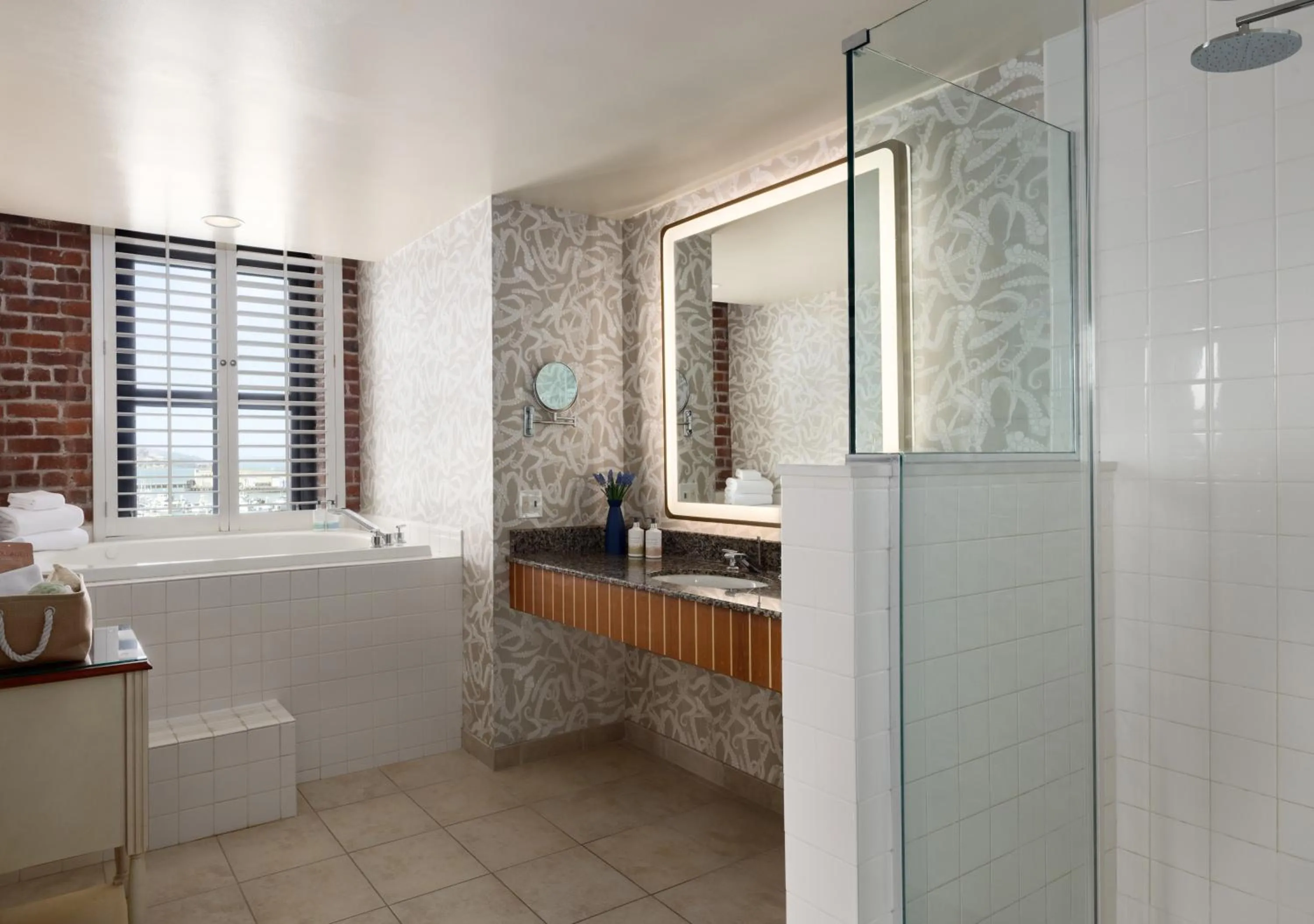 Bathroom in Argonaut Hotel, a Noble House Hotel