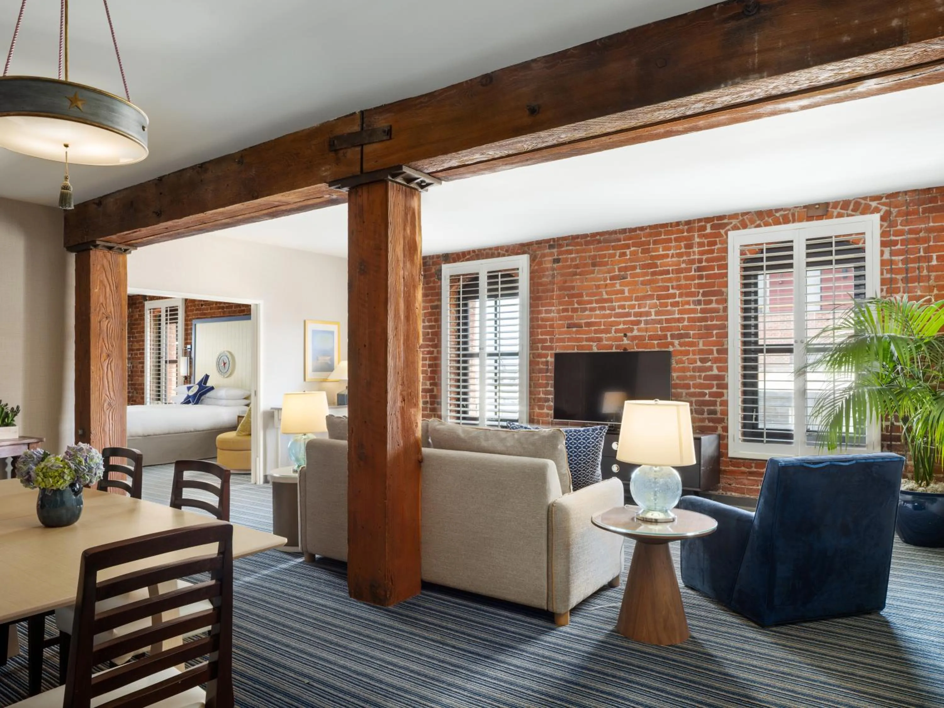 Living room in Argonaut Hotel, a Noble House Hotel