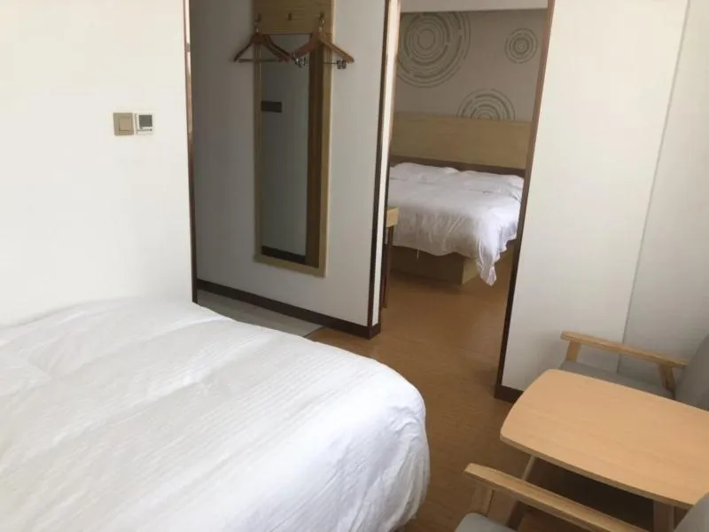 Bed in GreenTree Inn Tangshan Lubei District Hancheng Likang Hospital Express Hotel