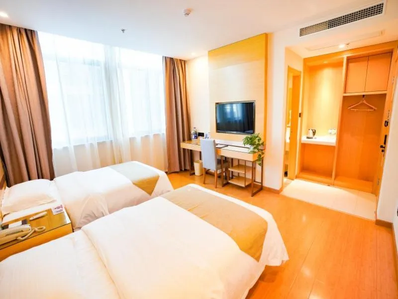 Bed in GreenTree Inn Hefei Fuyang North Road Beicheng Shuangfeng Industrial Park Business Hotel