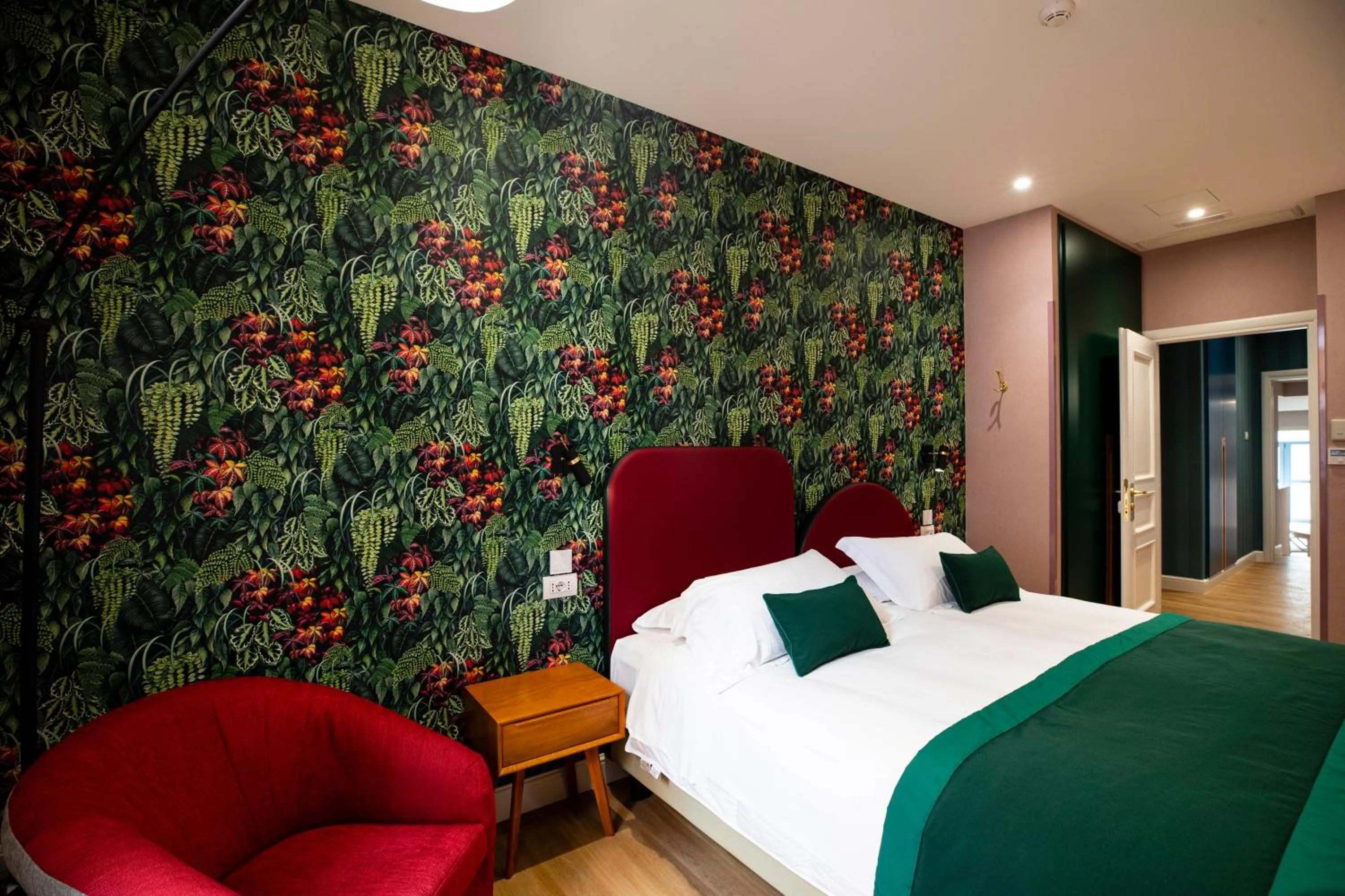 Bed in Vicario Suites