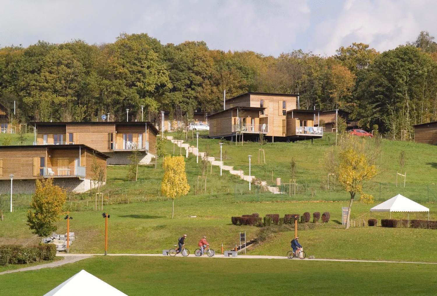 Facade/entrance in Madame Vacances Les Cottages De Valjoly