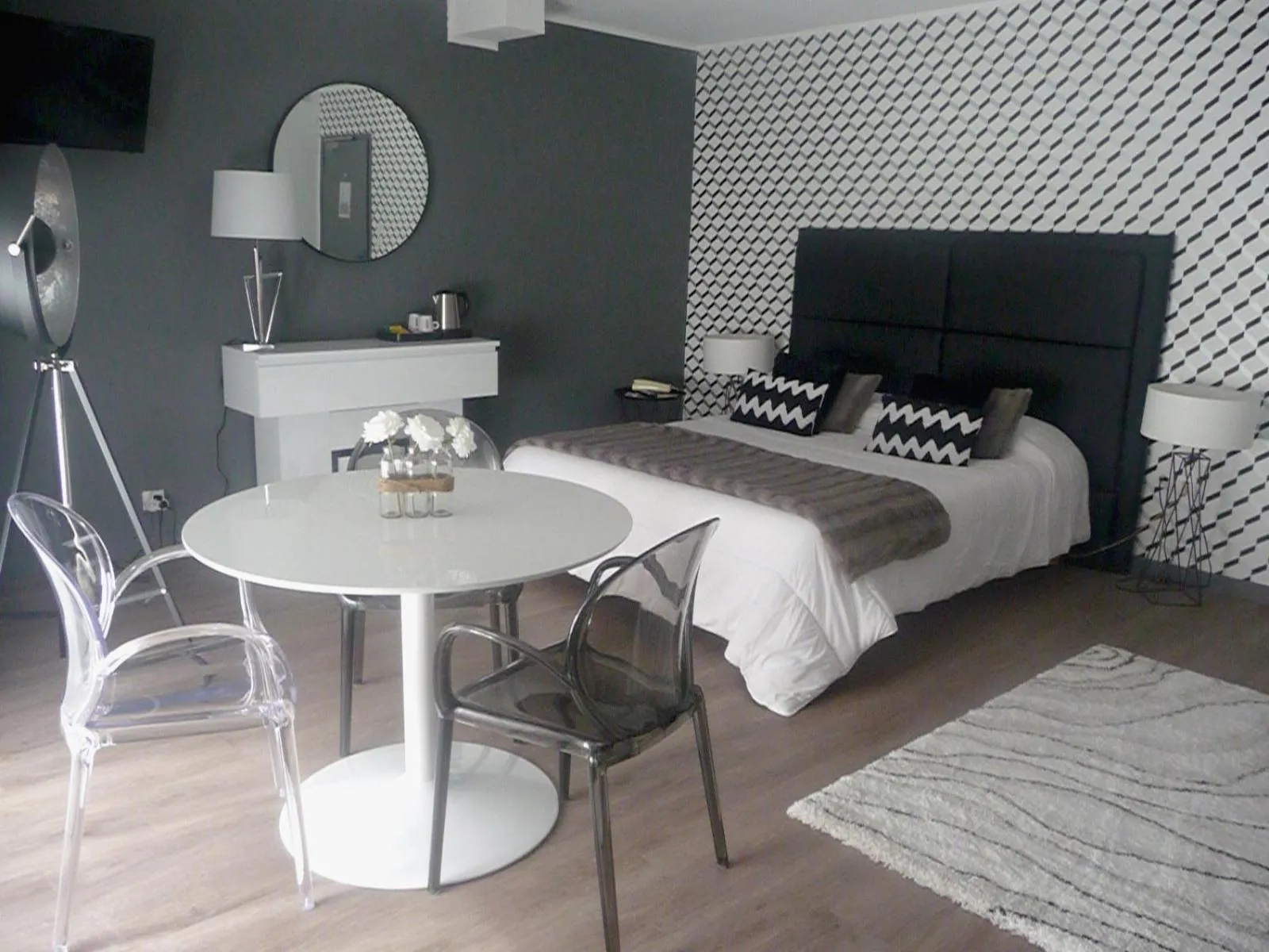 Bed in Hôtel Spunta Di Mare