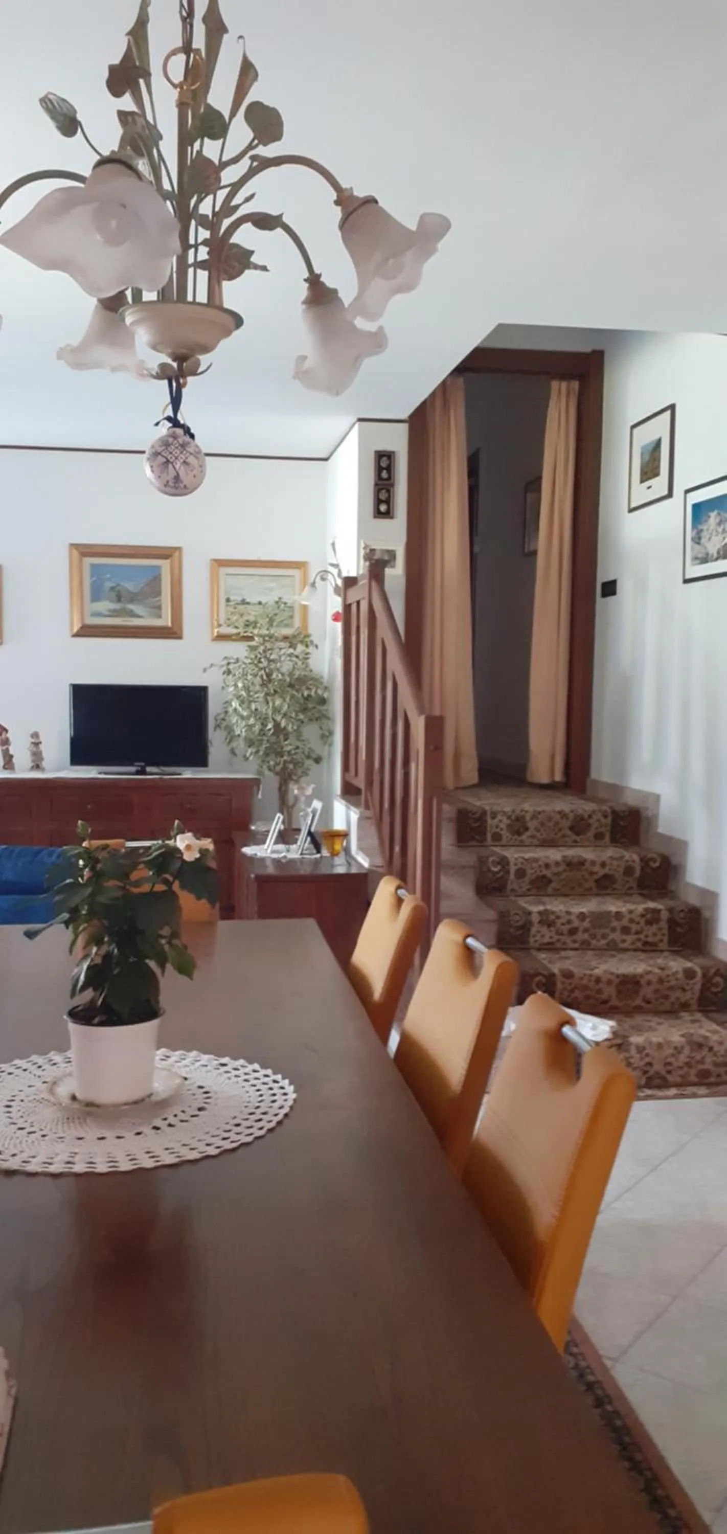 Dining area in A casa di Lara