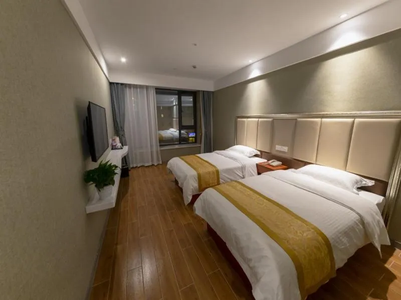 Bed in Shell Shanghai Wanda Plaza Wujiaochang Metro Station Hotel