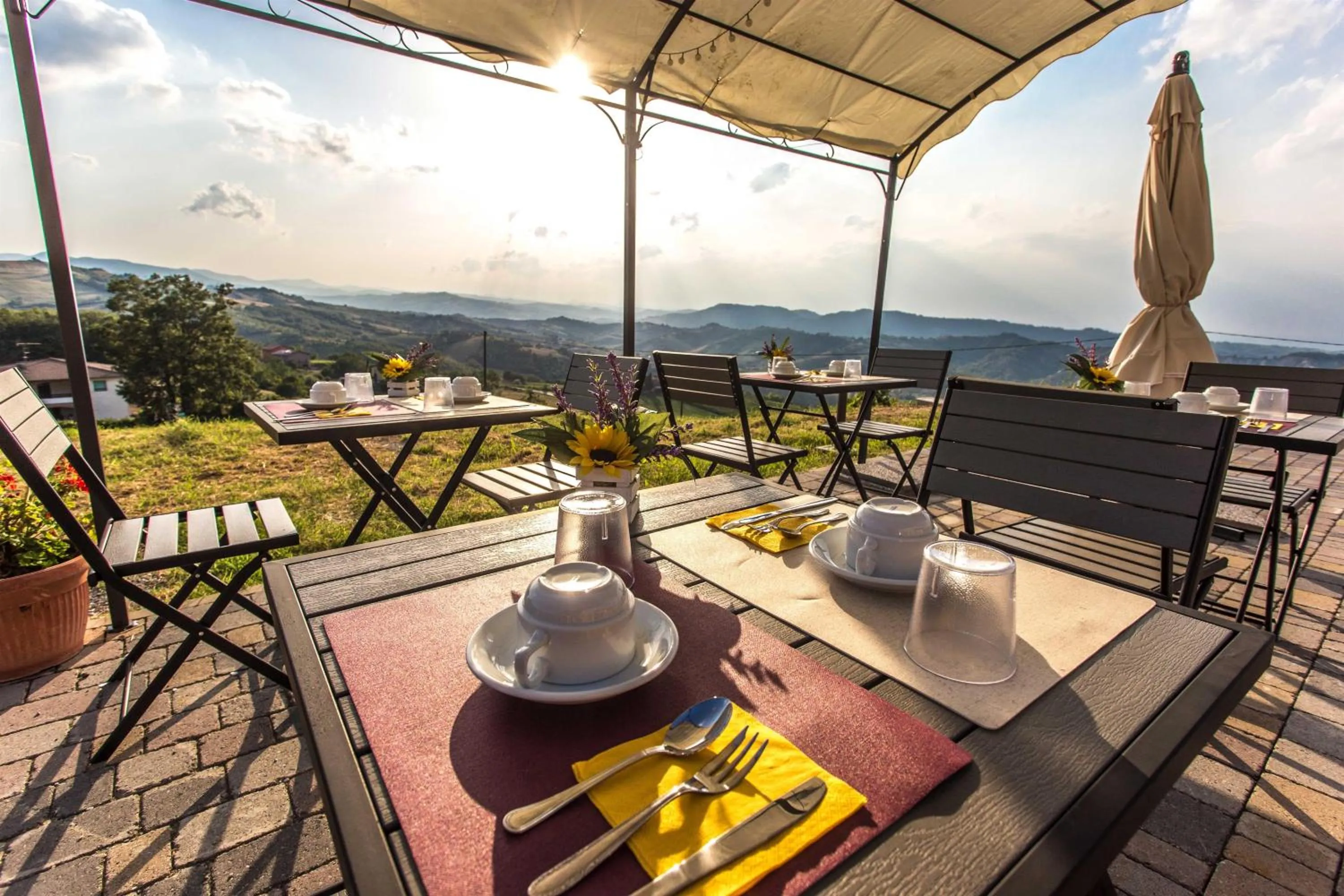 Patio in Ca' del Passero b&b