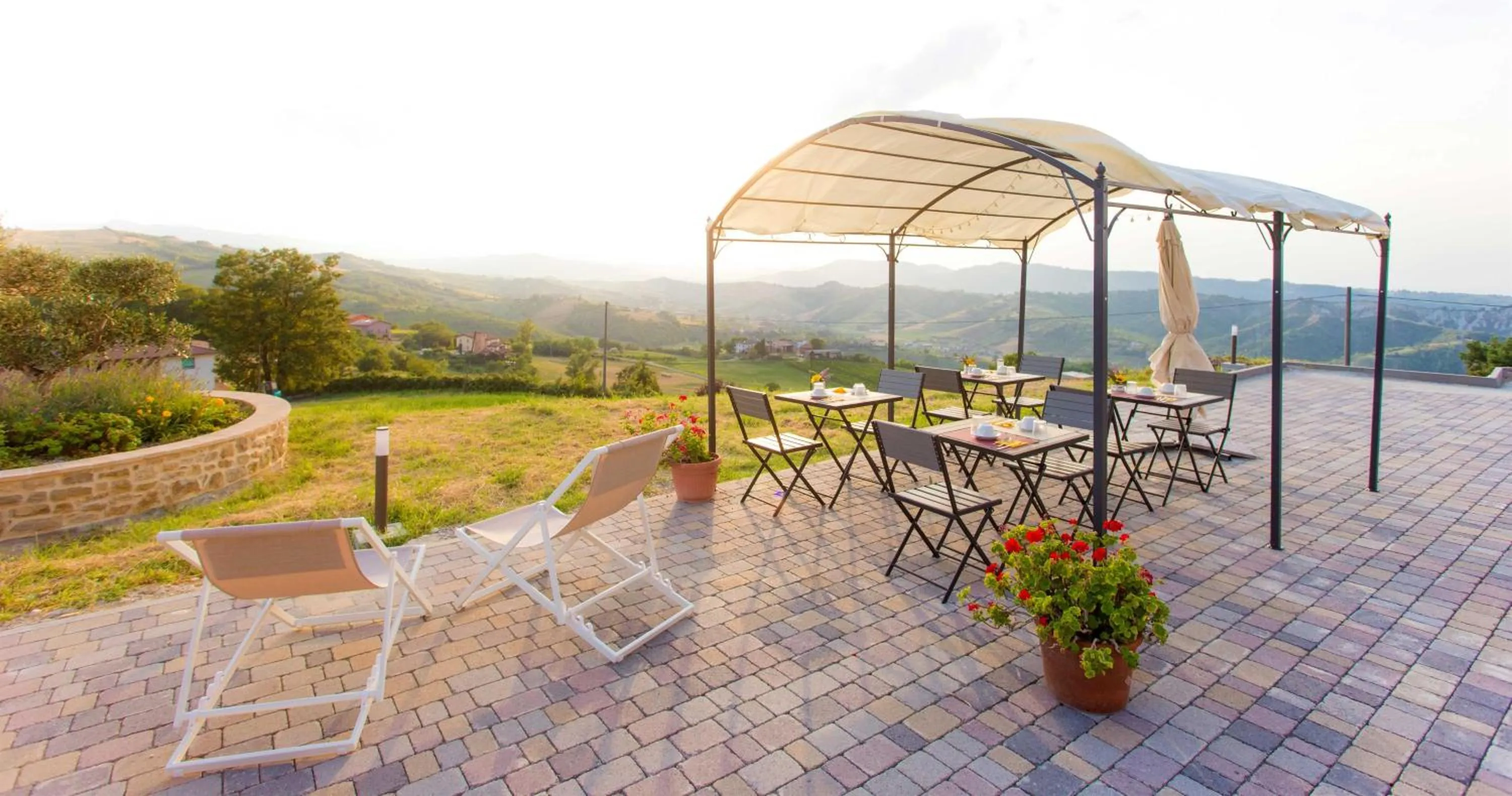 Patio in Ca' del Passero b&b