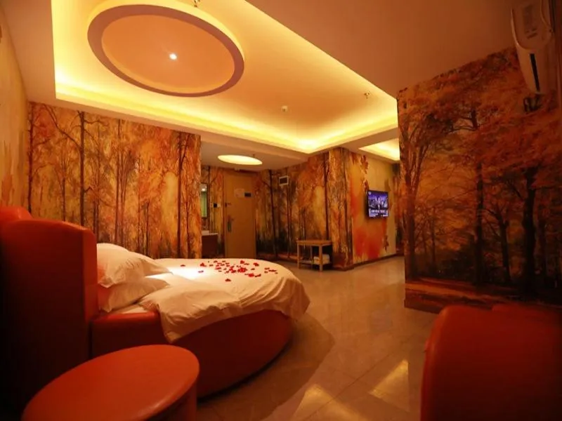 Bed in GreenTree Inn Haikou Chengmai Old Town Software Park Business Hotel