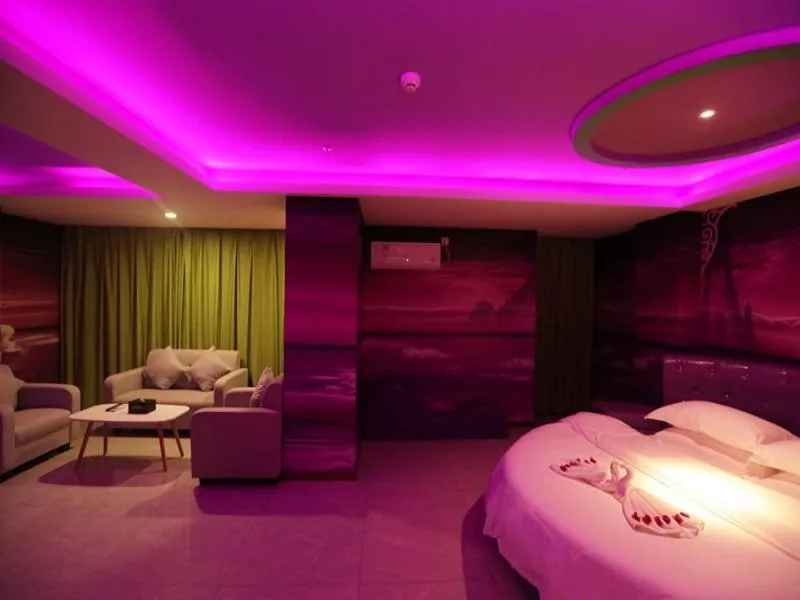 Bed in GreenTree Inn Haikou Chengmai Old Town Software Park Business Hotel