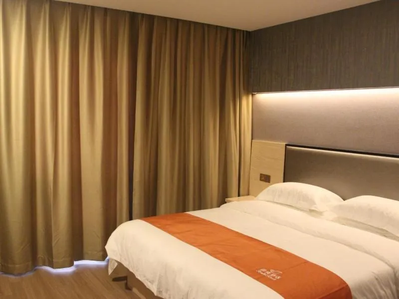 Bed in Shell Shanghai Chedun Yingshi City Yingshi Road Hotel